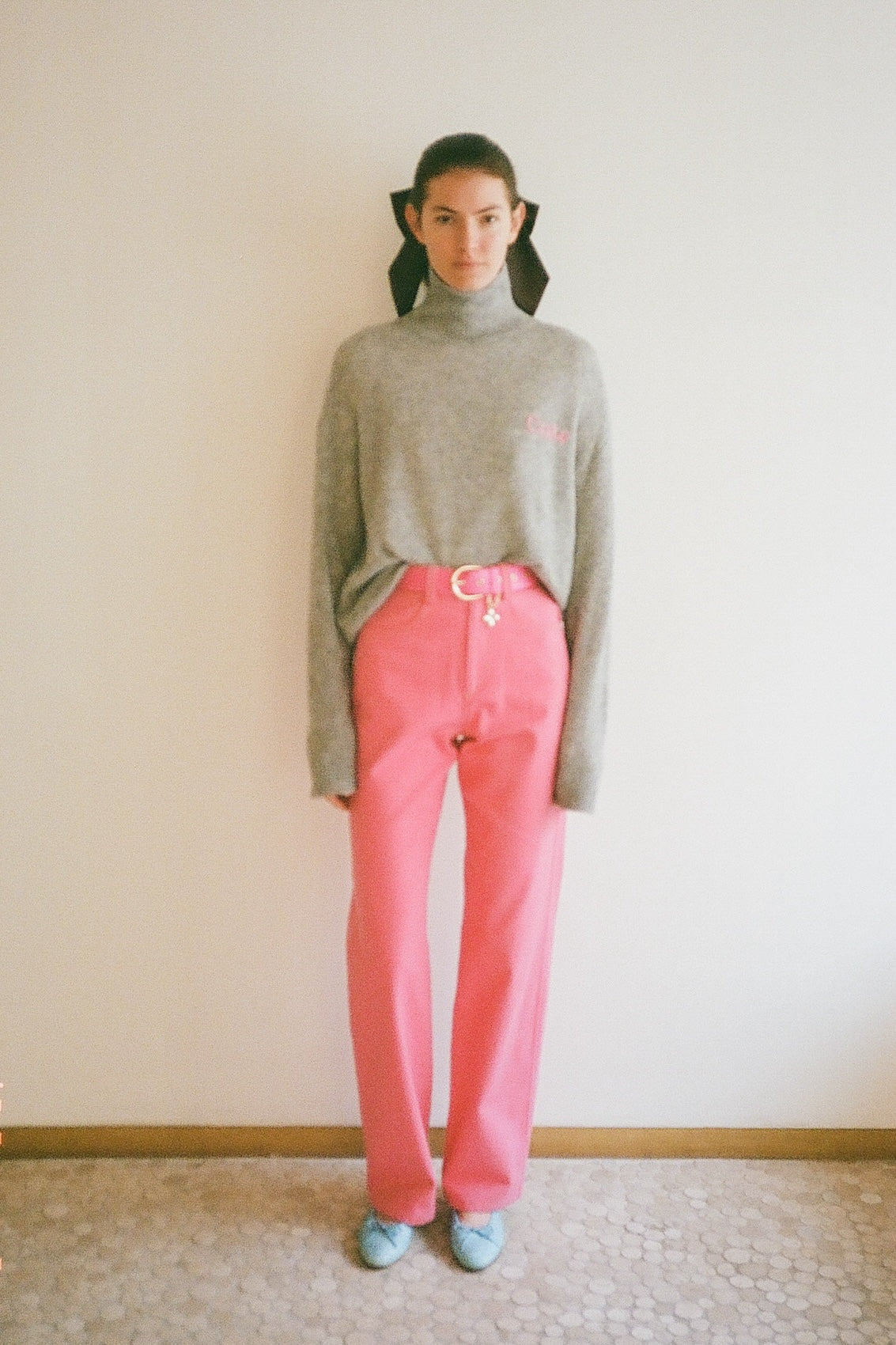 Annika Pants - Pink Canvas