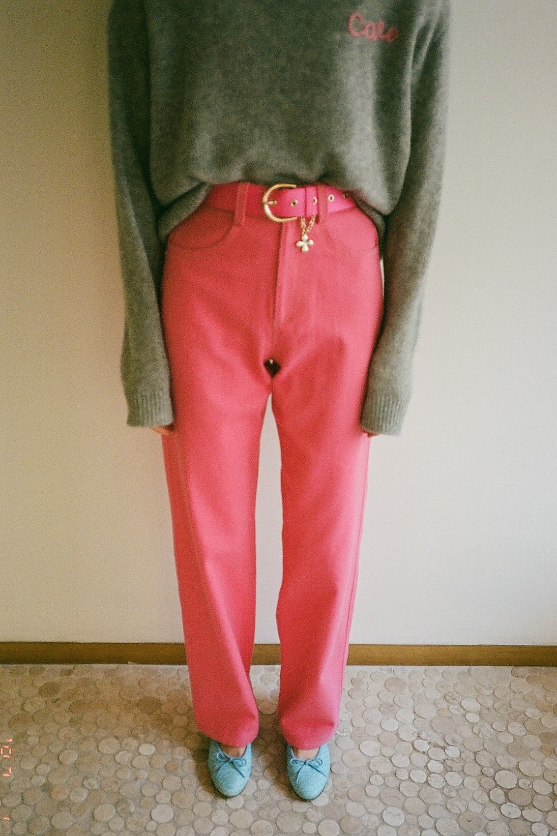 Annika Pants - Pink Canvas