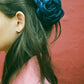 Tulle Rosie Hair Clip - Navy