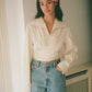 Nikita Blouse - Cream Poplin