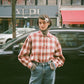 Hannah Shirt - Red/White Checkered