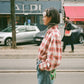 Hannah Shirt - Red/White Checkered