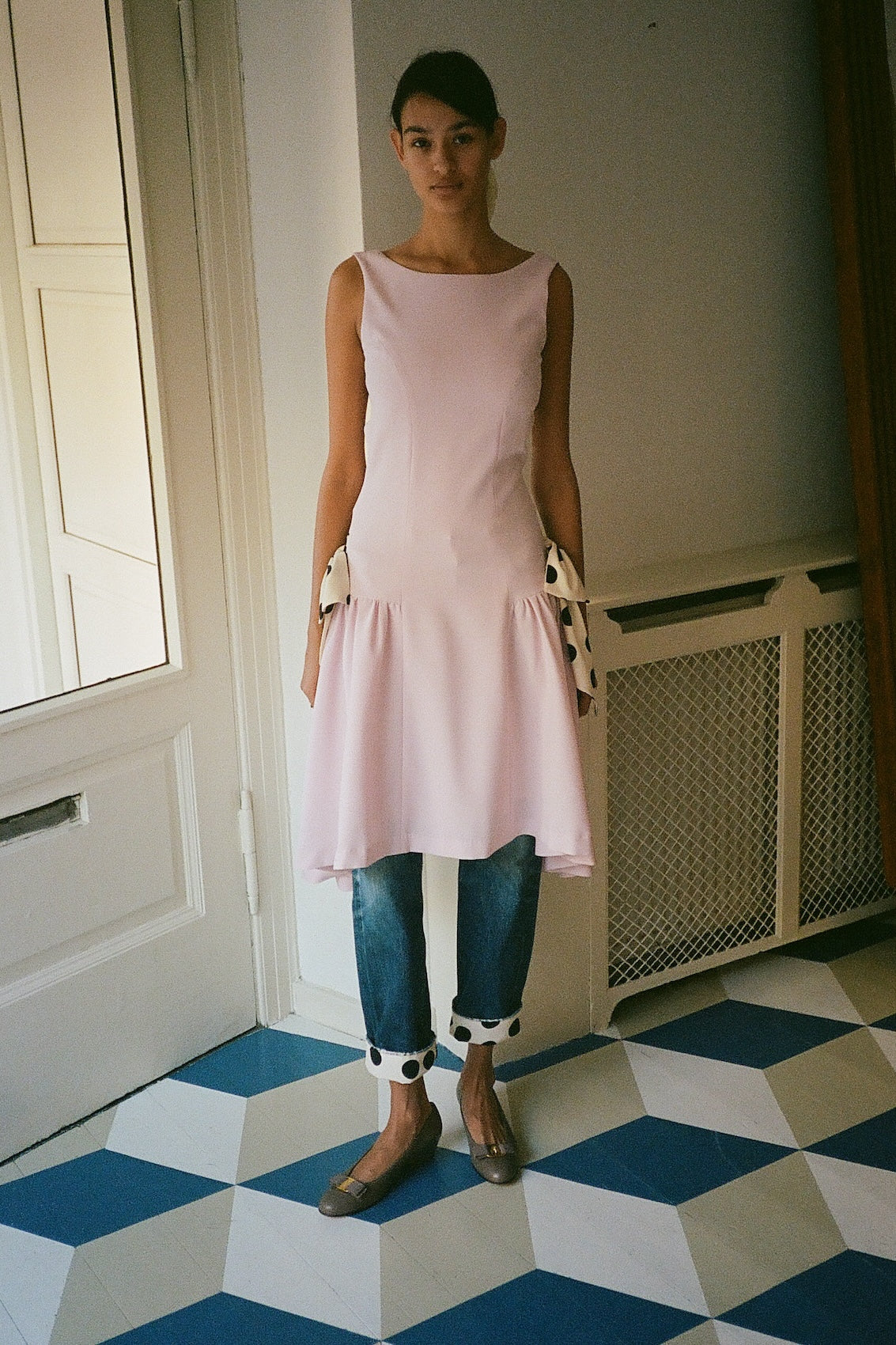 Margrethe Dress - Pale Pink