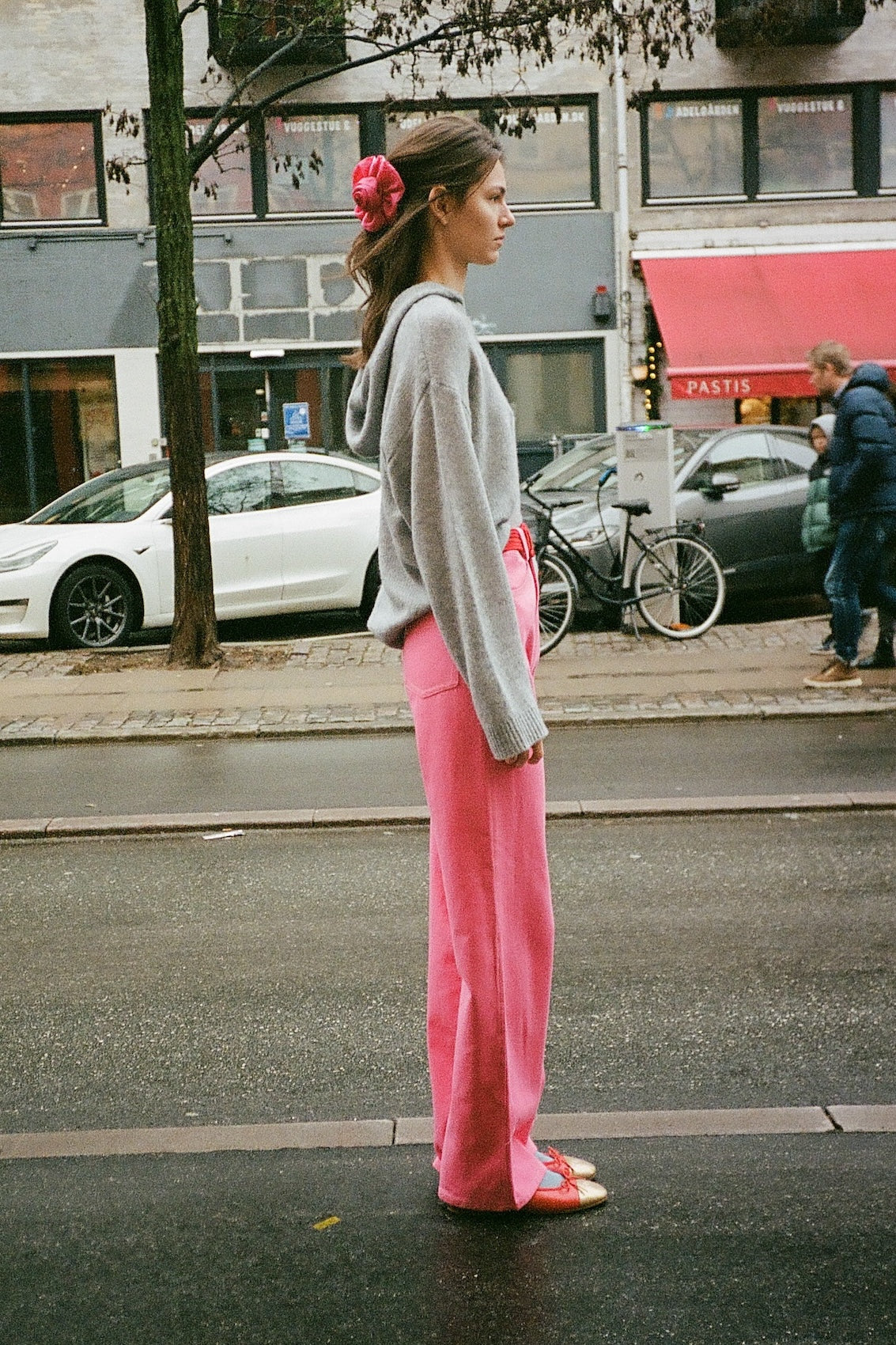 Annika Pants - Pink Canvas