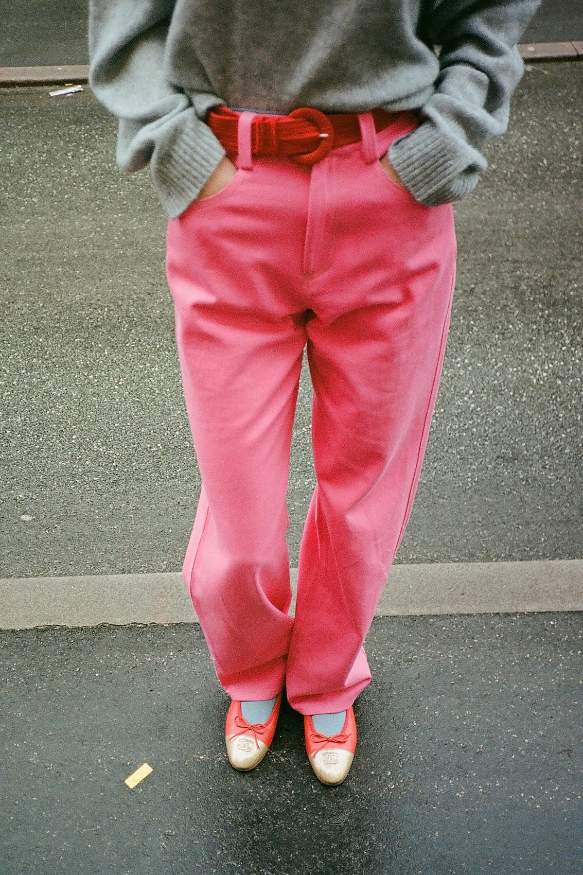 Annika Pants - Pink Canvas