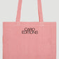 Tote Bag Medium - Red White Stripe