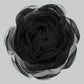 Caro Editions Tulle Rosie Brooch in navy blue Organza.  