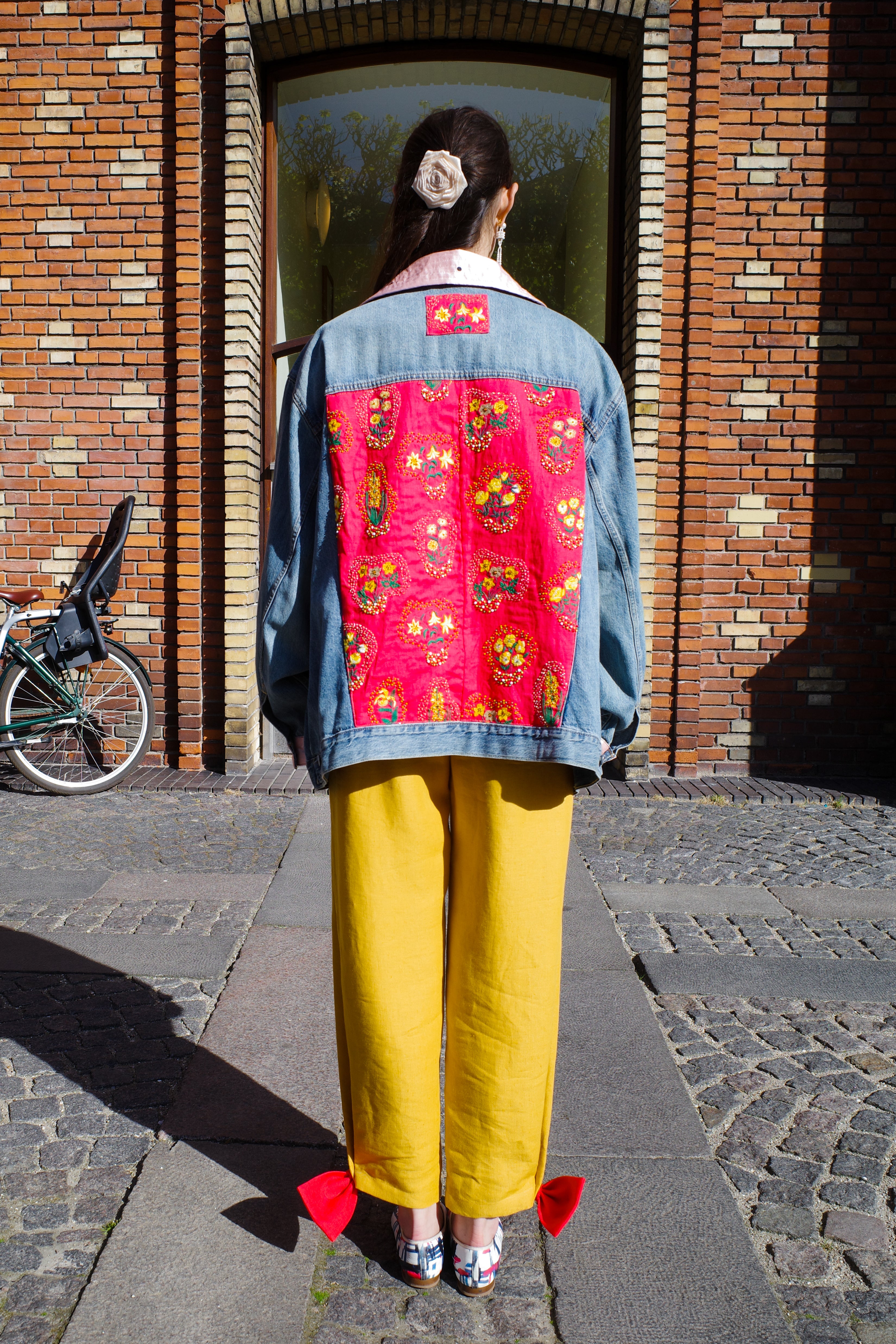 Upcycled Denim Jacket - One of a kind