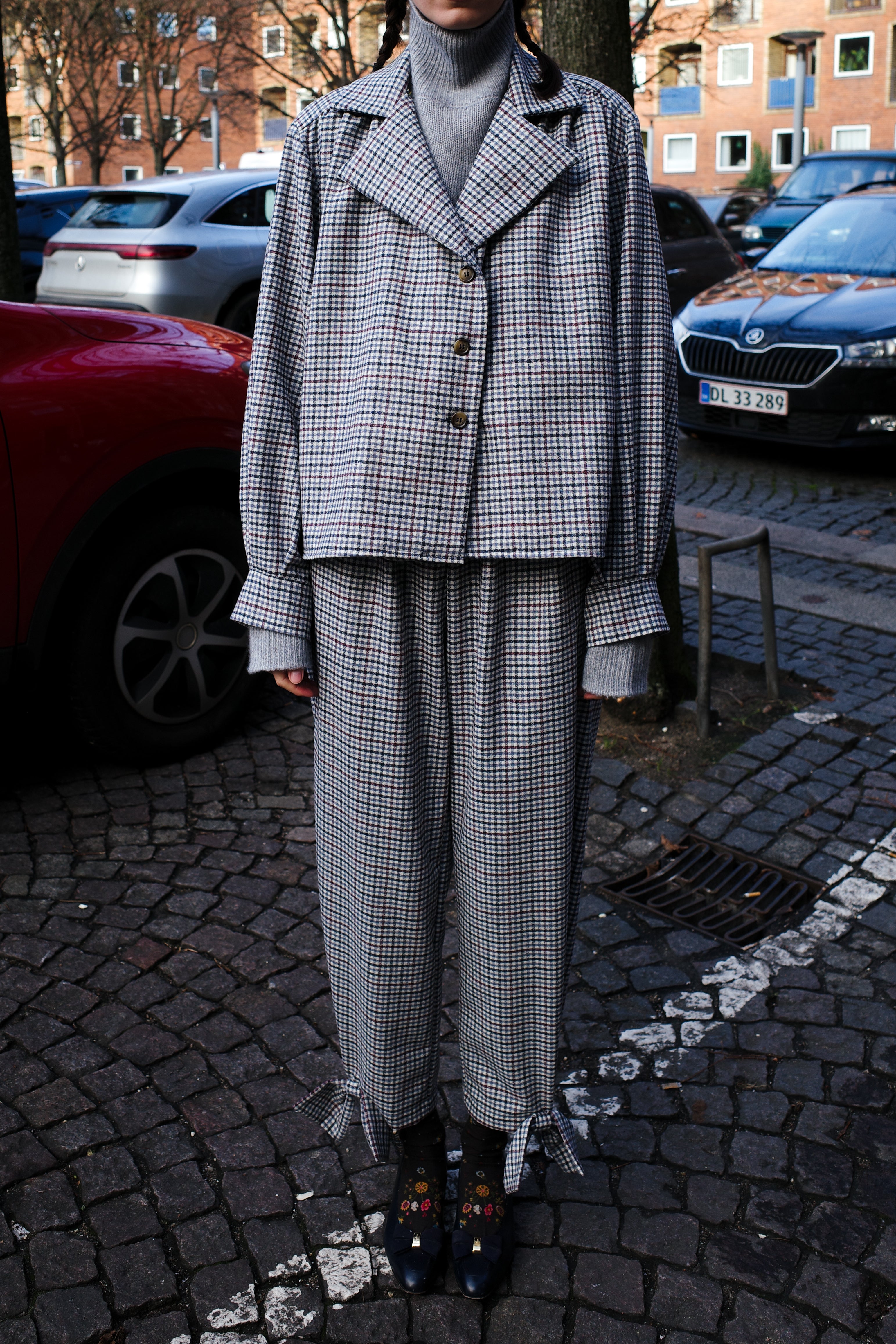 Bonsai Shirt - White Checkered