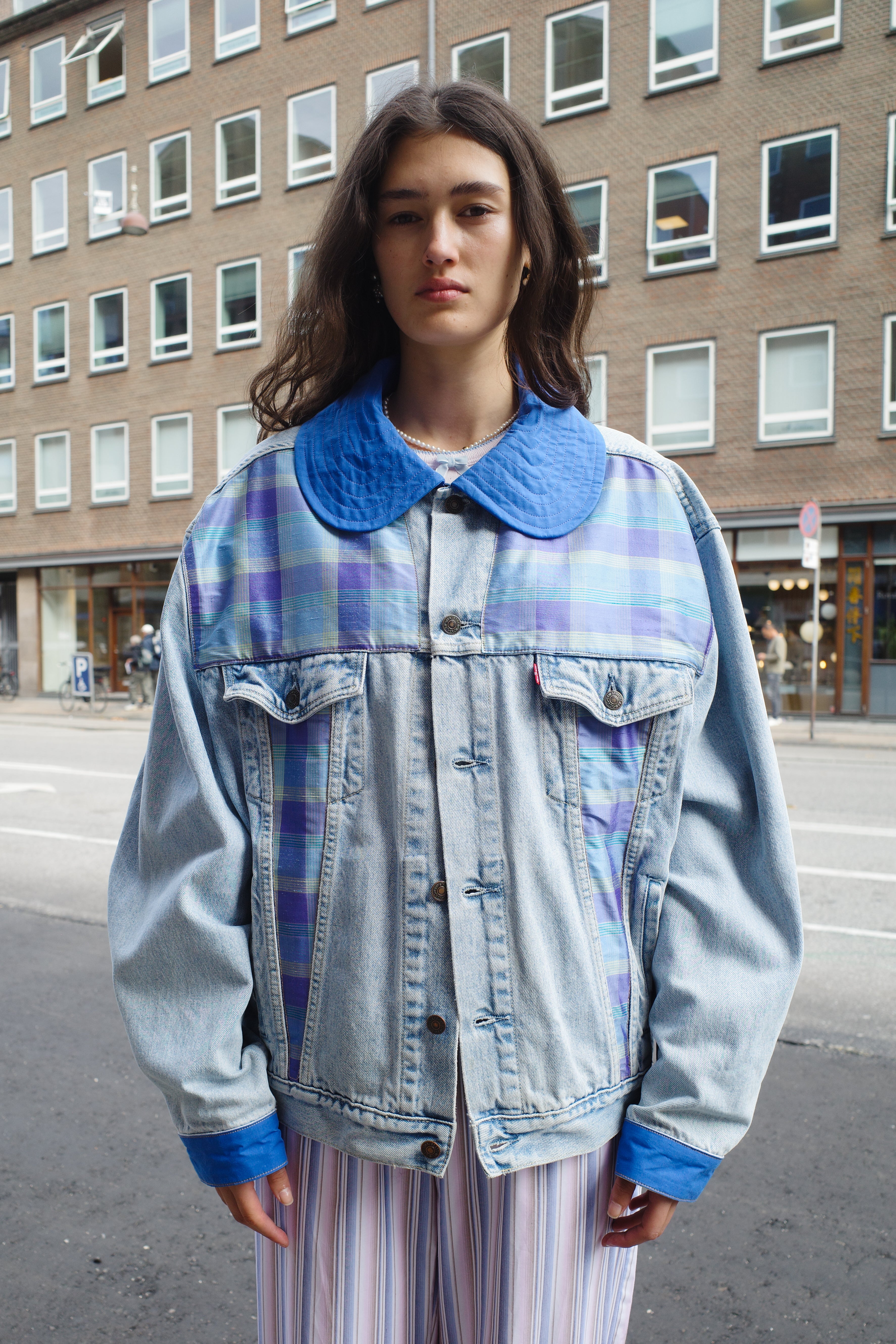 Upcycled Denim Jacket - One of a kind