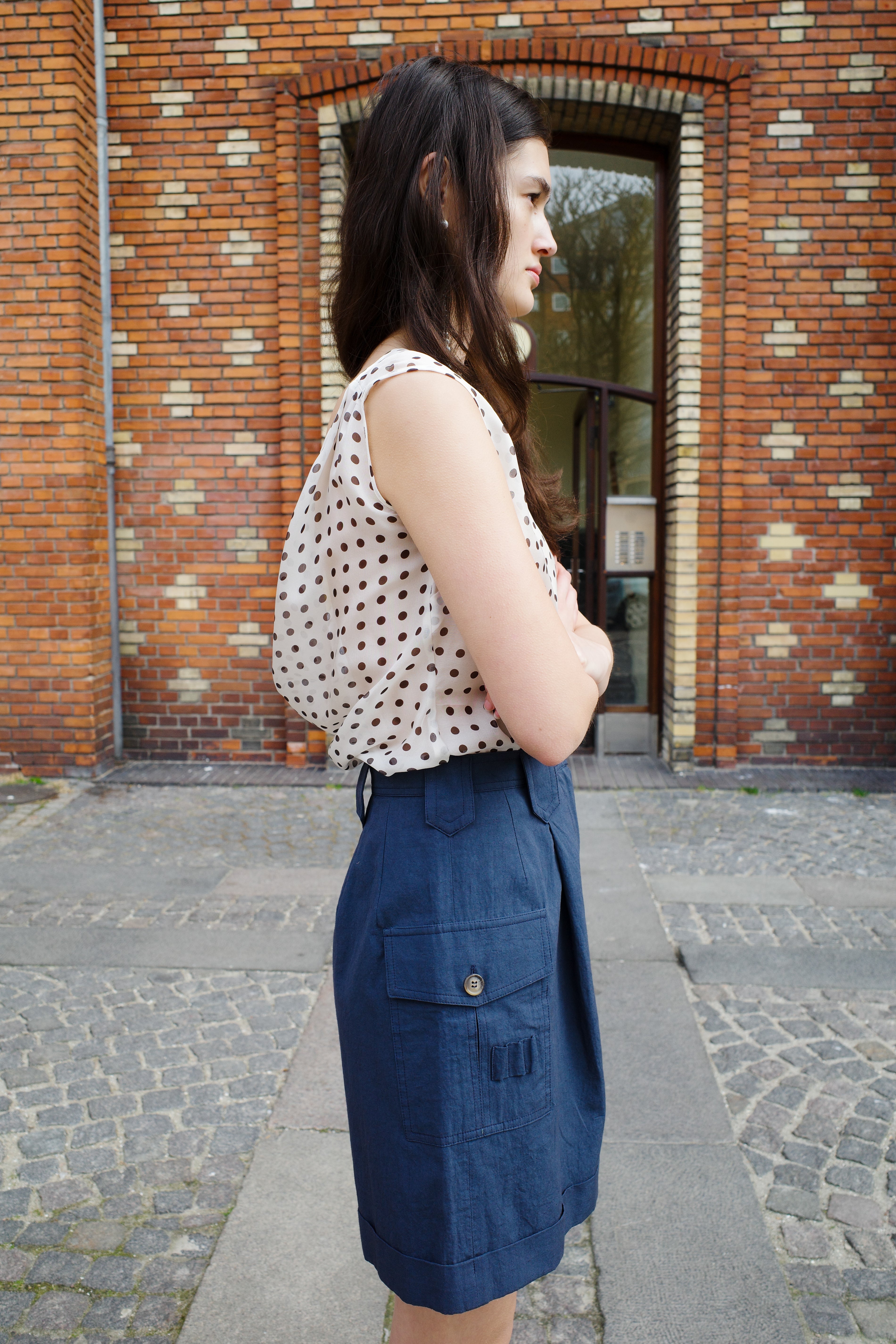 Beatrice Shorts - navy