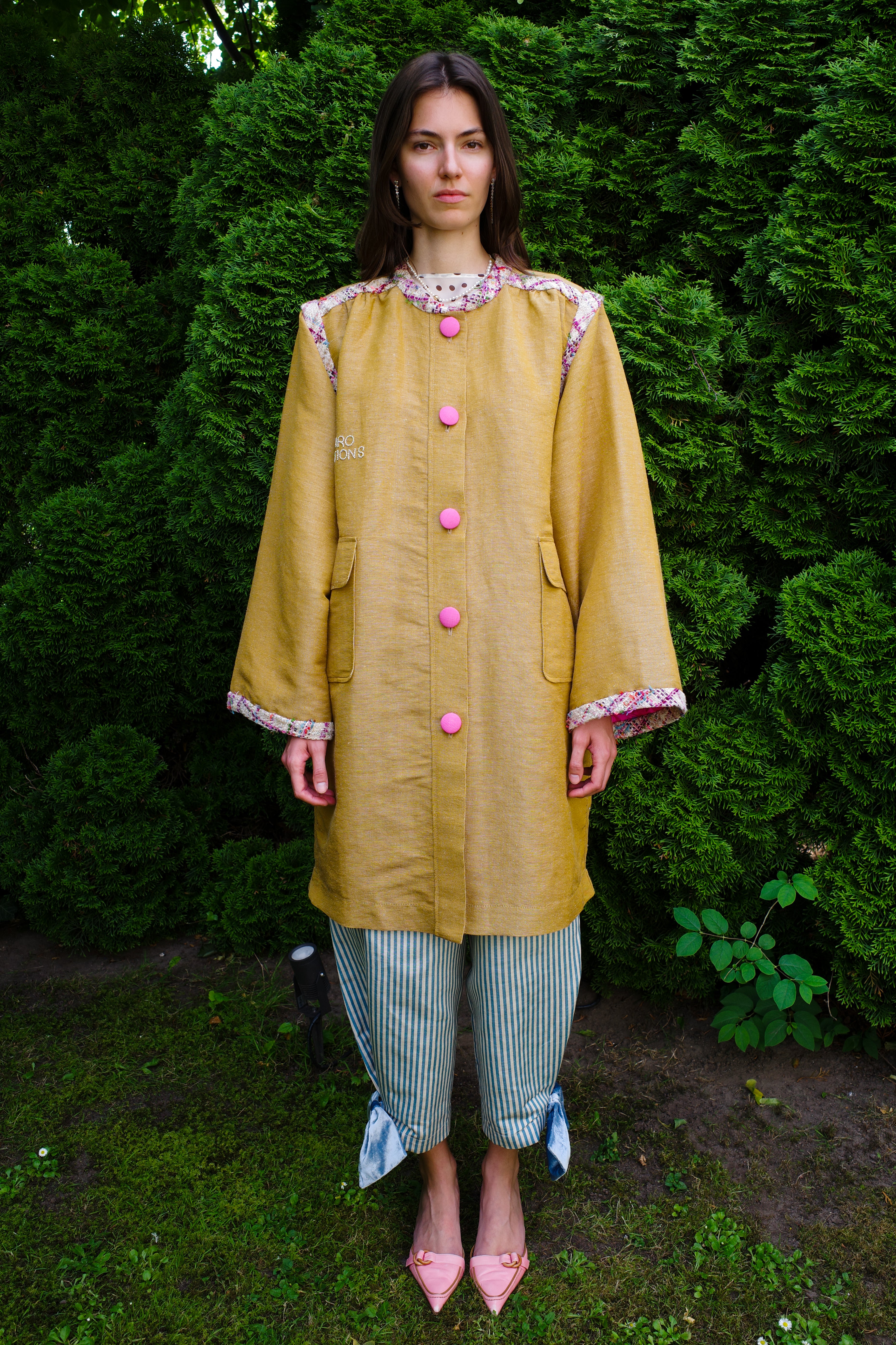 Anna Coat Clown w. Mandoline Tapet Cafe Rust