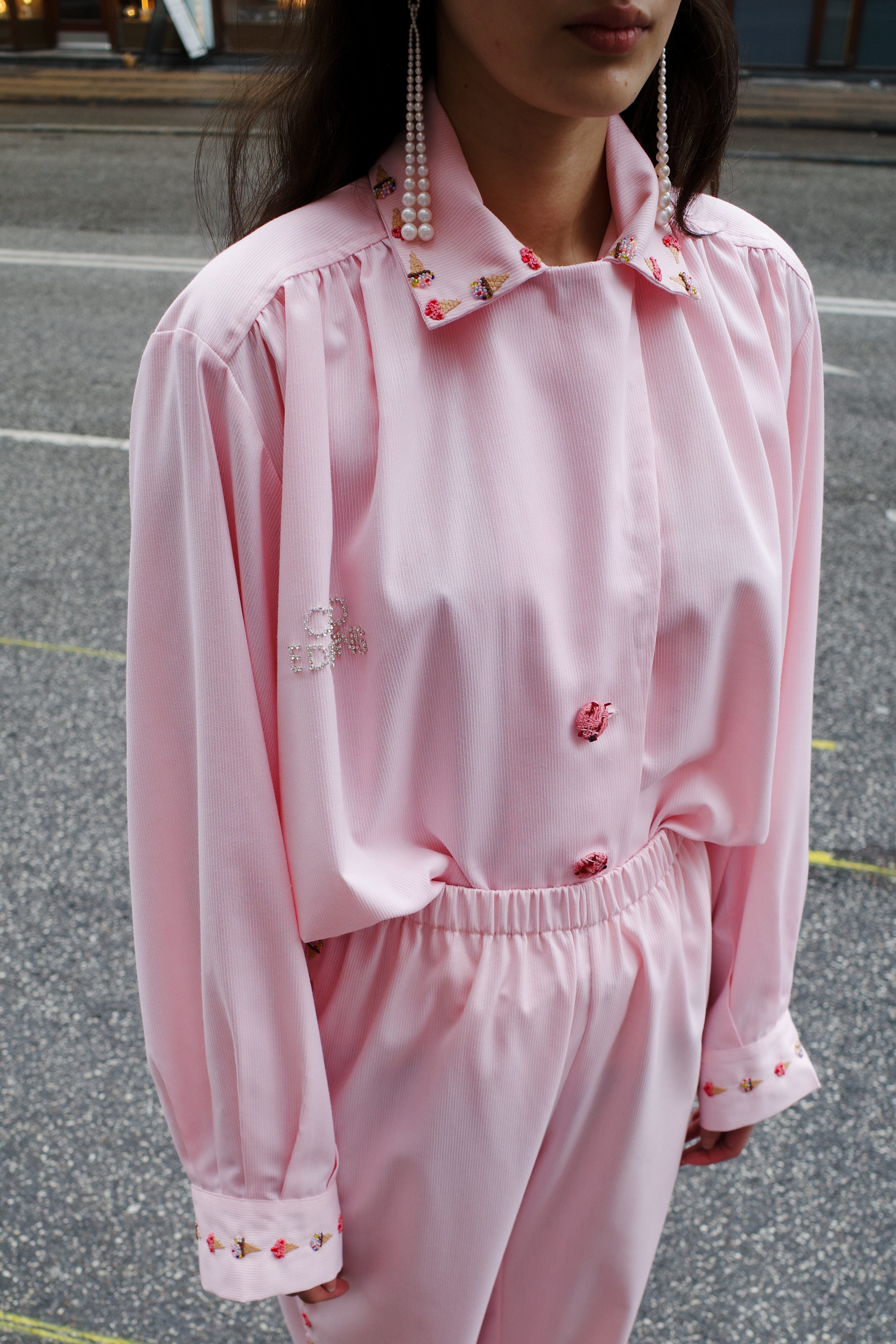 Bonsai Shirt - Pale Pink