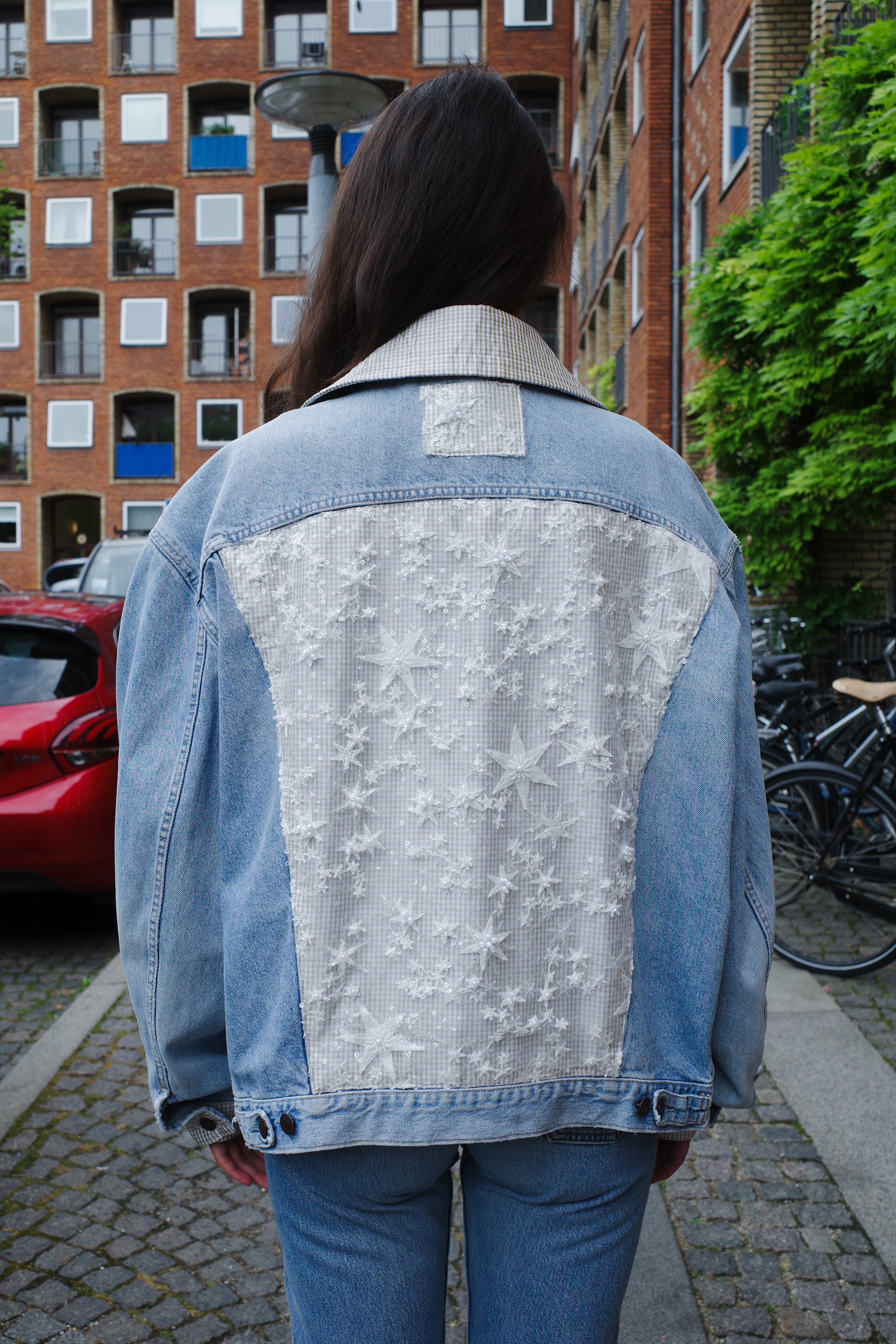 Upcycled Denim Jacket - One of a kind