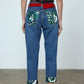 Upcycled Jeans - Leaf