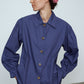 The Hannah shirt is an oversized cotton poplin style. It has big sleeves and a button closing at the front.  Style it with matching Hannah pants or jeans, or wear it open over a t-shirt or tank top.  Material: 100% cotton.  The model is 179cm (5'10") and wears size S.