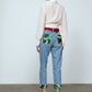 Upcycled Jeans - Blossom