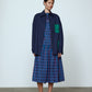 The Frederik Shirt is an oversized cotton style with big sleeves, green pockets, and an embroidered Caro logo on the front.  Style it open over a dress, tank top, or t-shirt or buttoned up on its own.  Material: 100% cotton.  The model is 179cm (5'10") and wears size S.