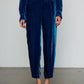Caro Editions The Bonsai Pants are made in a luxurious silk velvet fabric with a heavy fall and feature an elastic band at the top.   Style them slightly pulled up to reveal the ankles, together with a matching Bonsai Shirt in Silk Velvet for parties, dinners, and special occasions.    Material: 80% Viscose, 20% Silk.