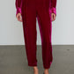 Caro Editions The Bonsai Pants are made in a luxurious silk velvet fabric with a heavy fall and feature an elastic band at the top.   Style them slightly pulled up to reveal the ankles, together with a matching Bonsai Shirt in Silk Velvet for parties, dinners, and special occasions.    Material: 80% Viscose, 20% Silk.