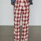 Caro Editions Hannah Pants are loose-fitted cotton flannel pants. The pants feature back pockets and cargo details on the side.  Style them with the matching Hannah Shirt or a classic t-shirt.