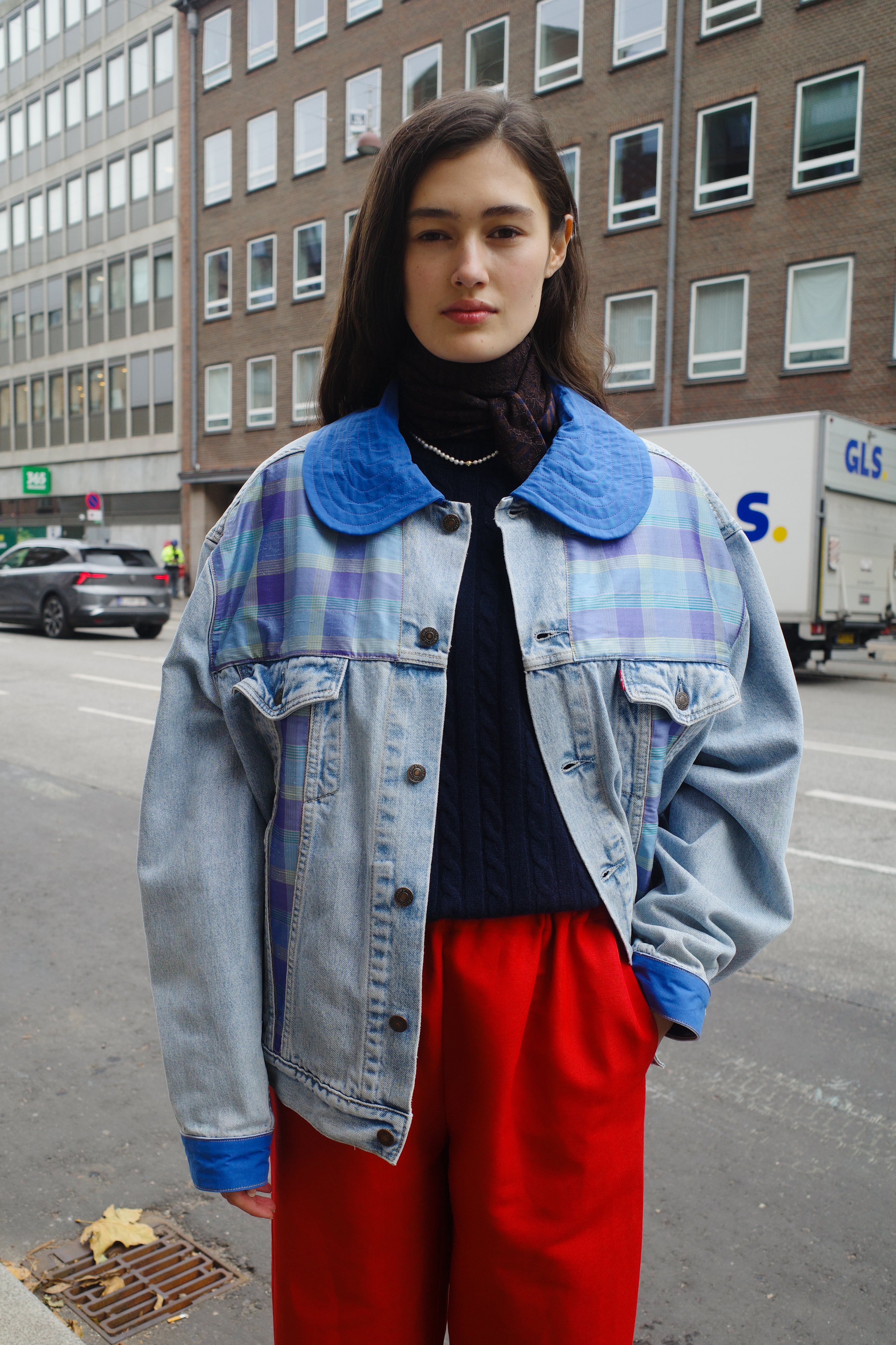 Upcycled Denim Jacket - One of a kind