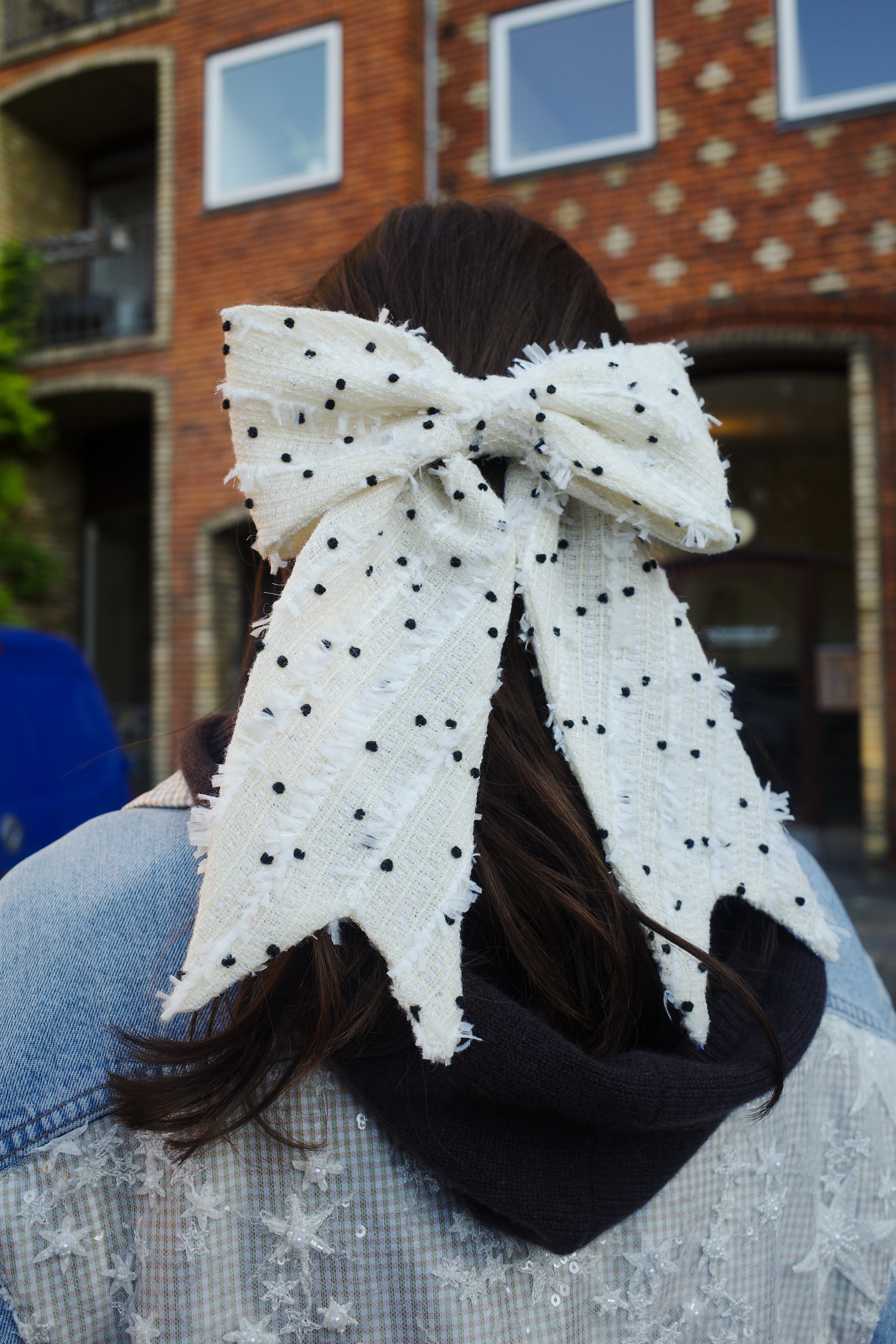 Caro Silk Bow Barrette