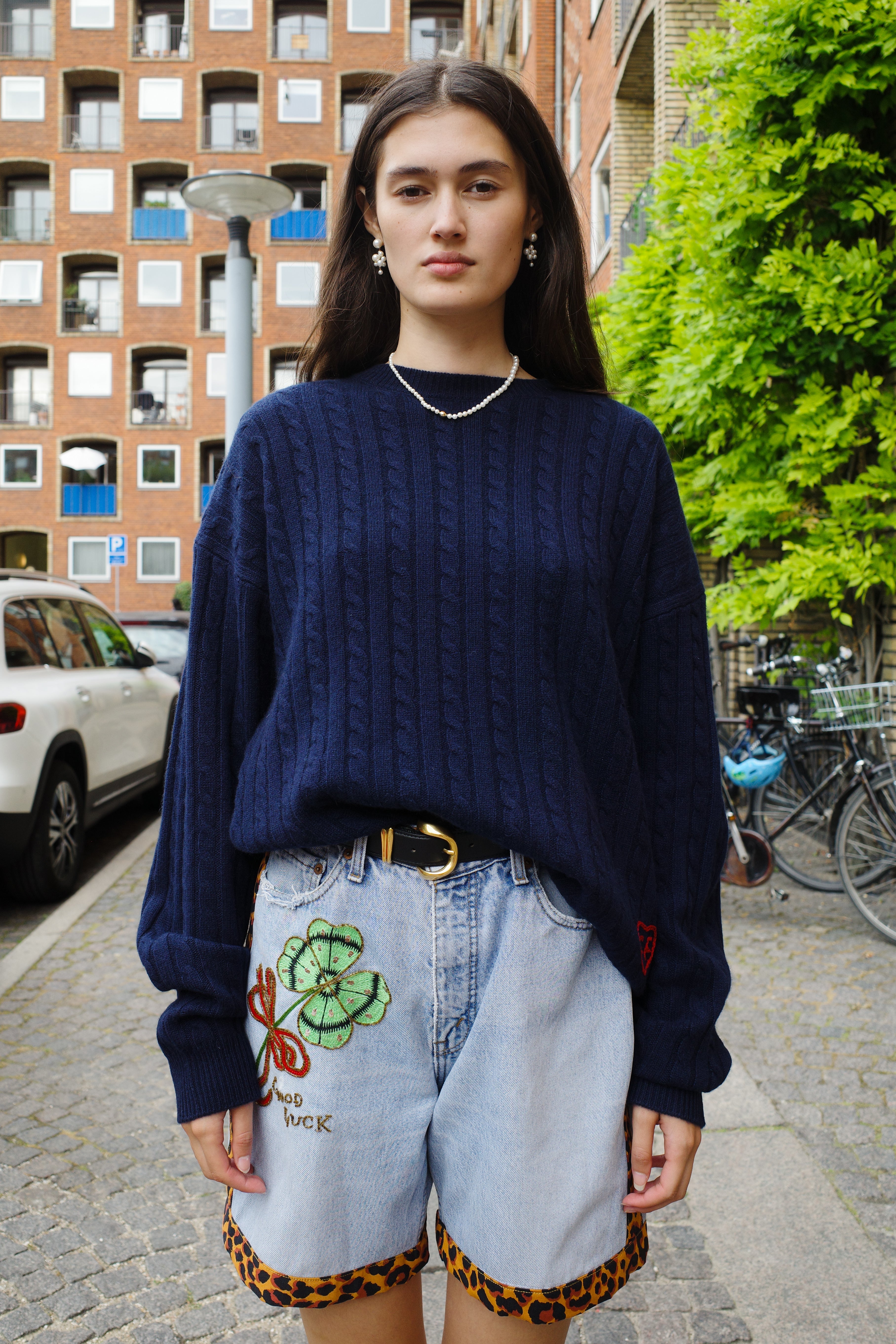 Kimberly Cable Jumper Cashmere Navy