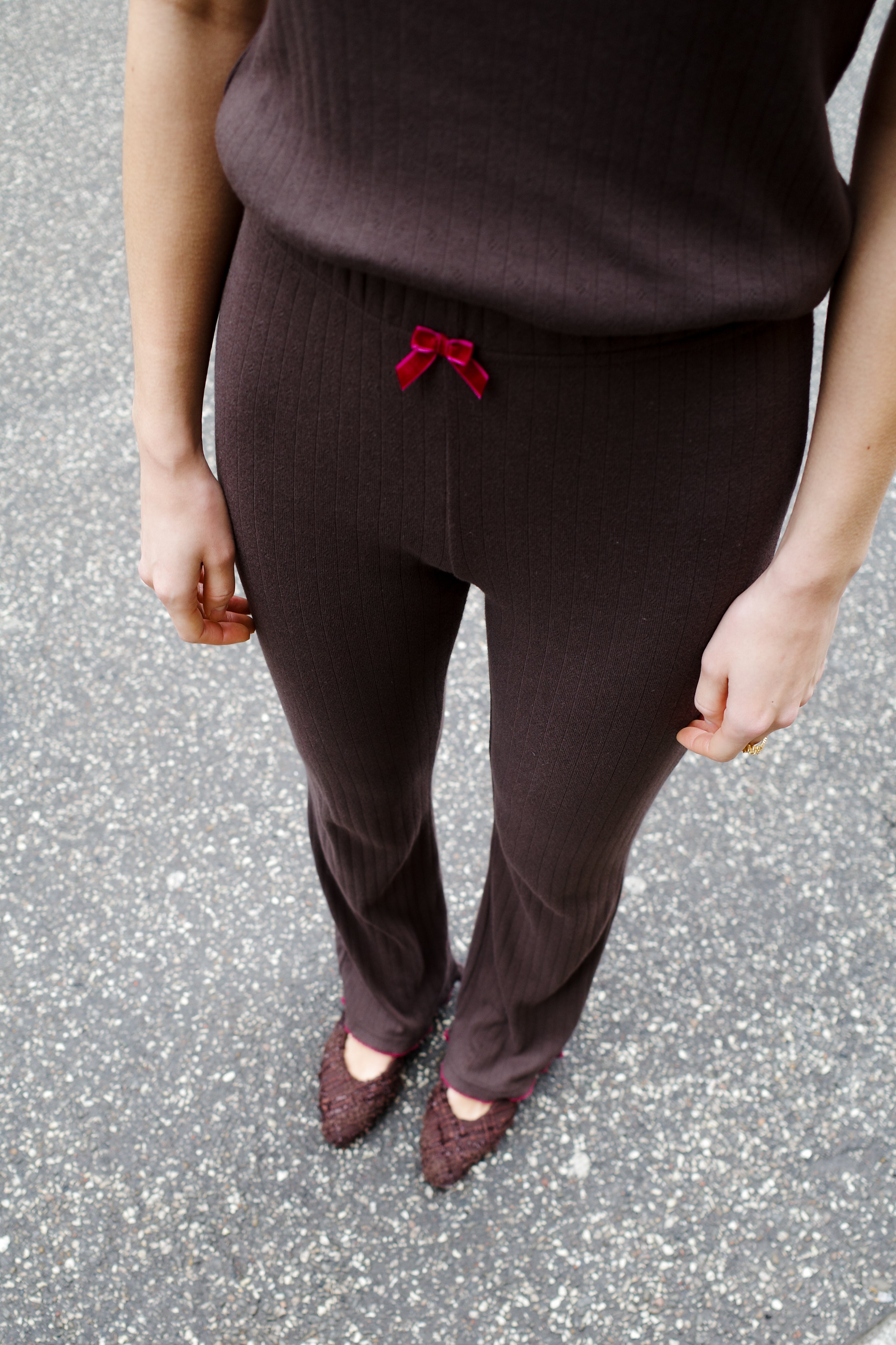 Caro PJ Pants - Dark Brown