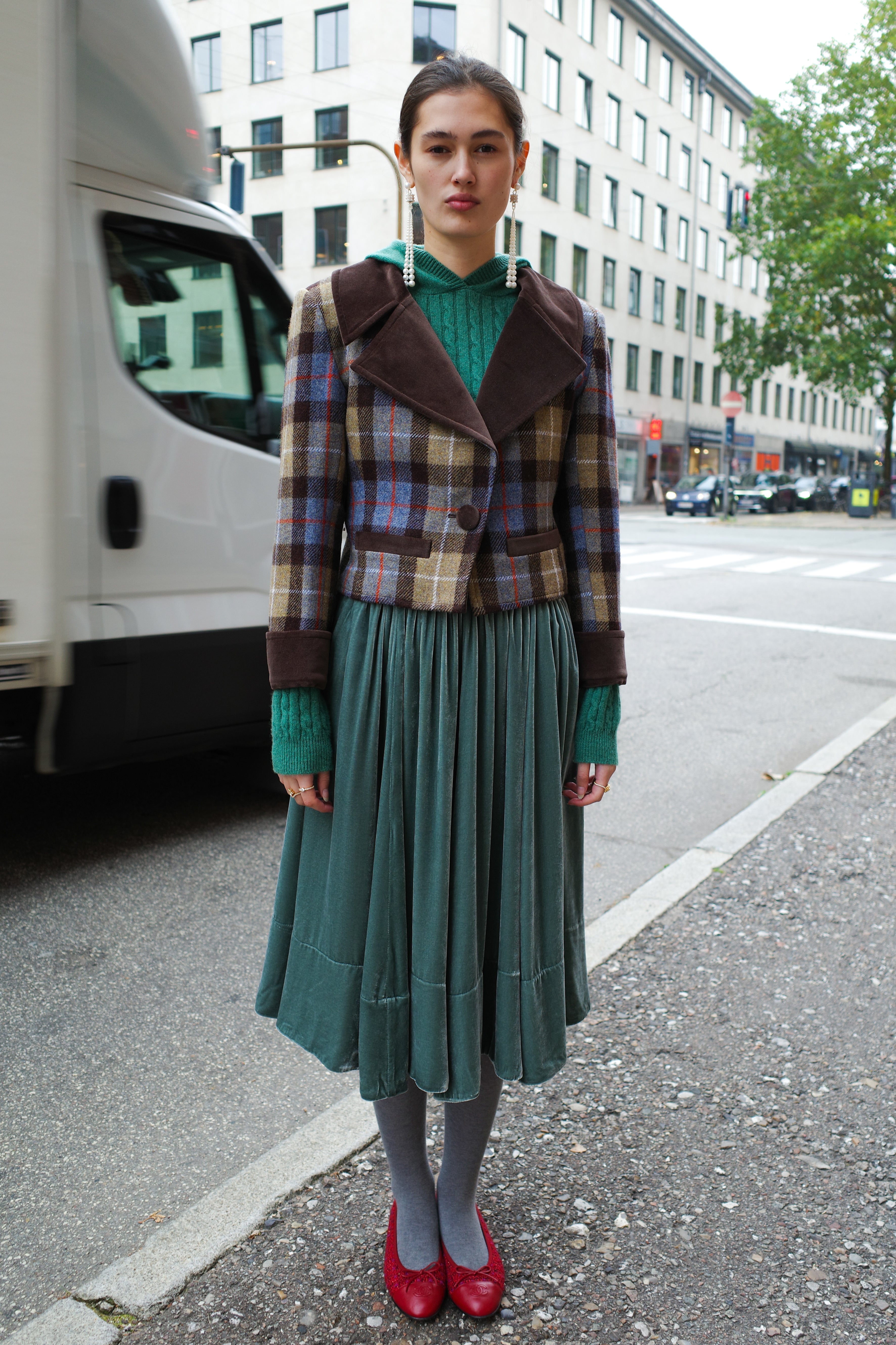 Clara Skirt - Teal green