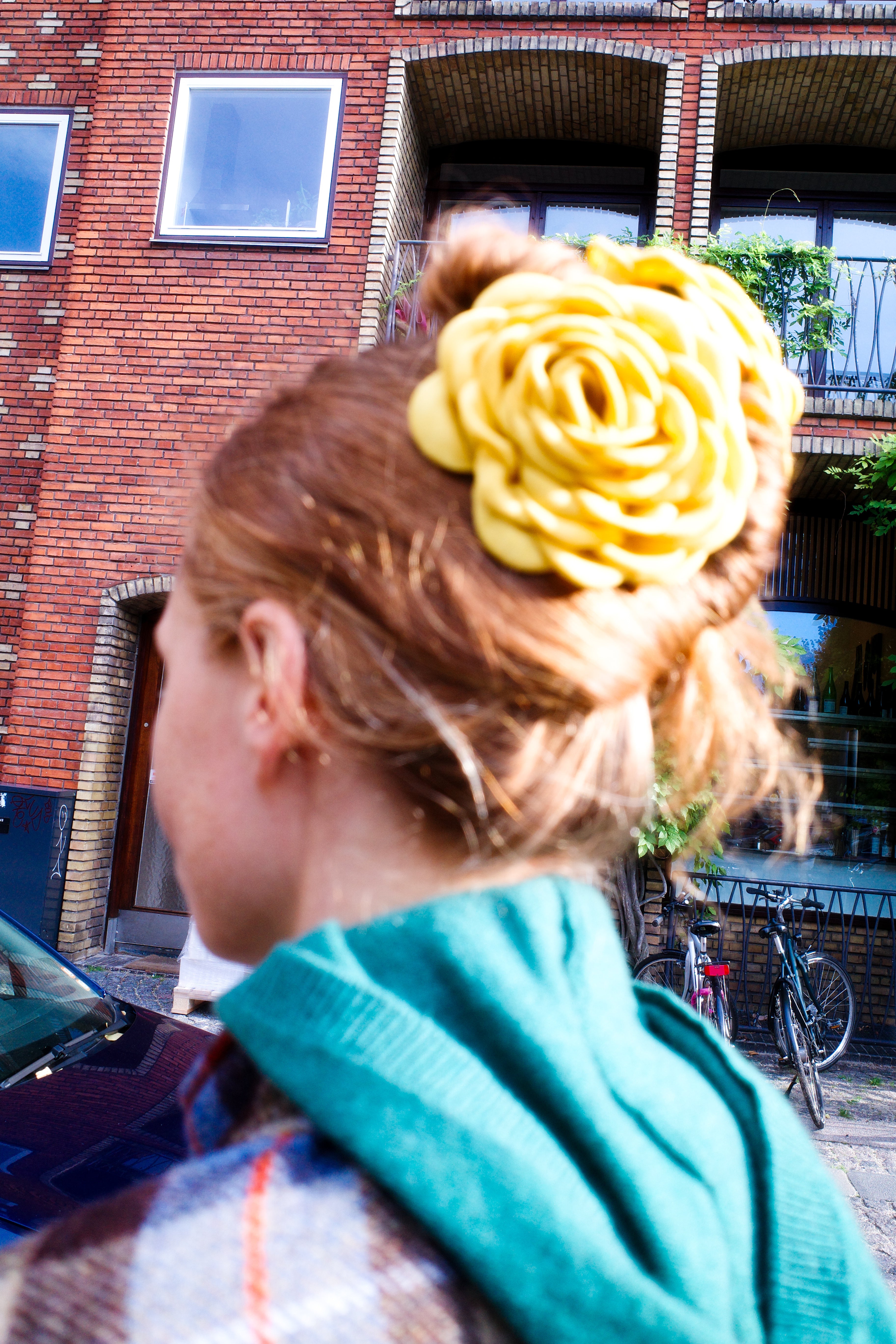 Rosie Hair Clip - Mustard