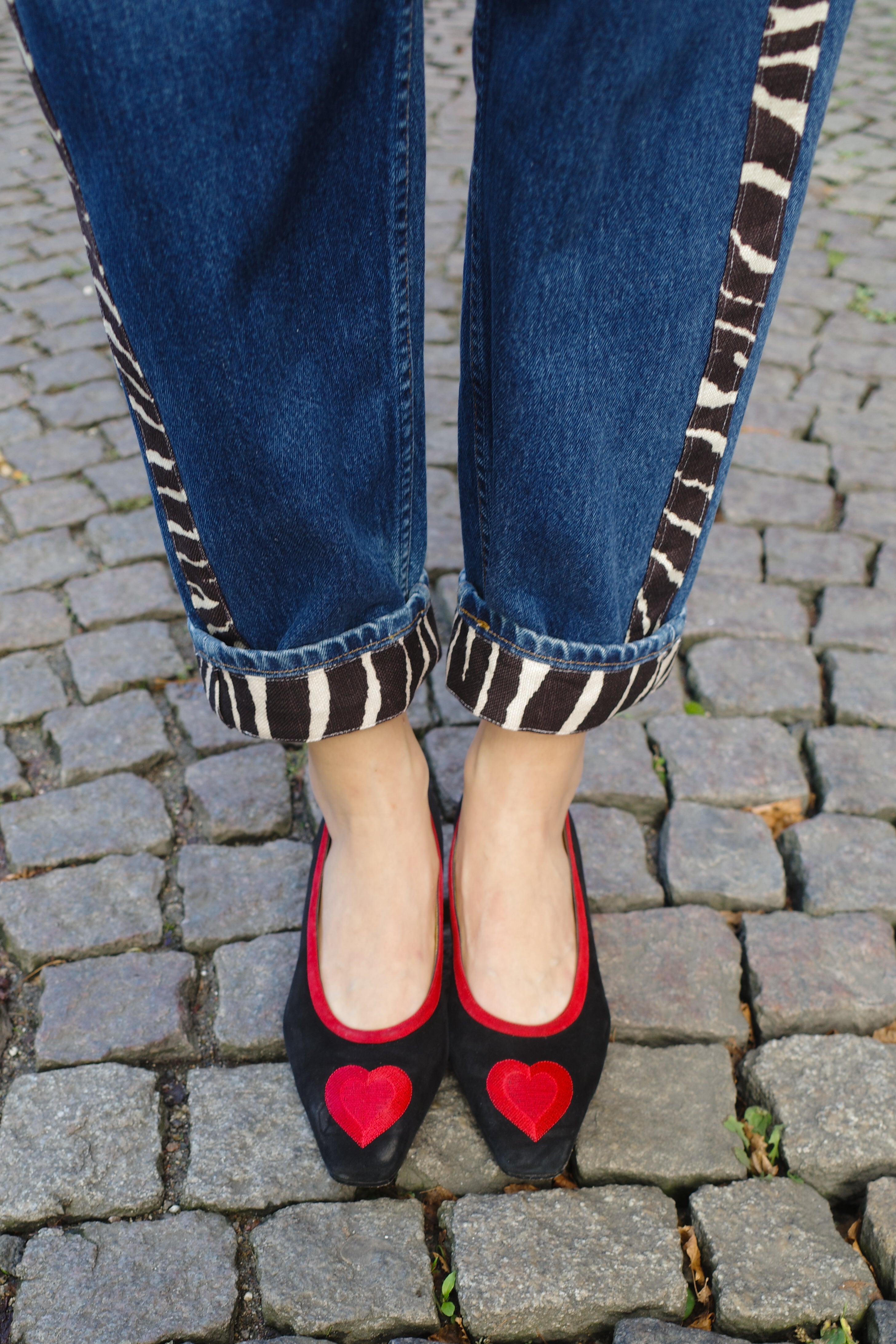 UPCYKLED denim jeans - one of a kind