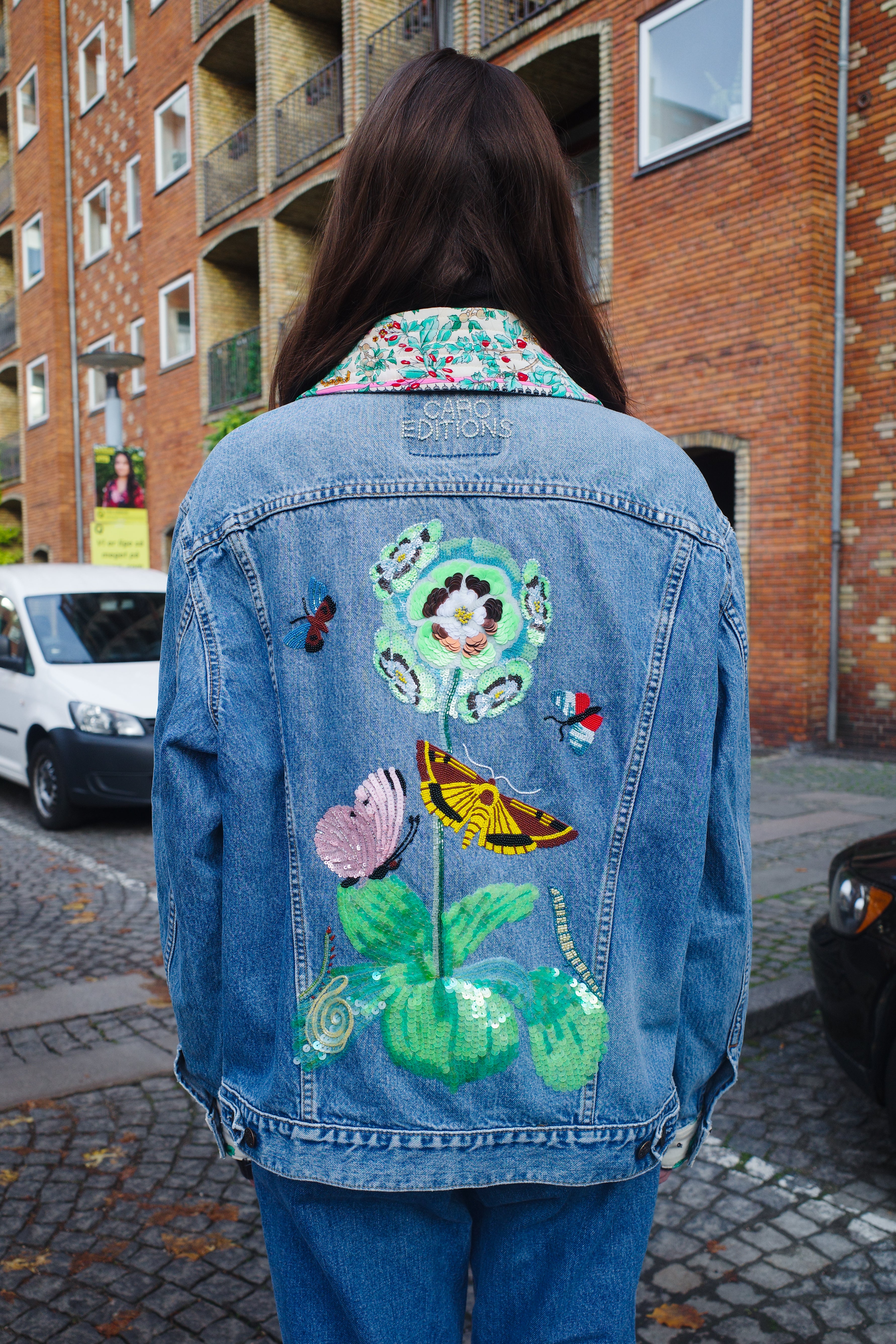 Upcycled Denim Jacket - One of a kind