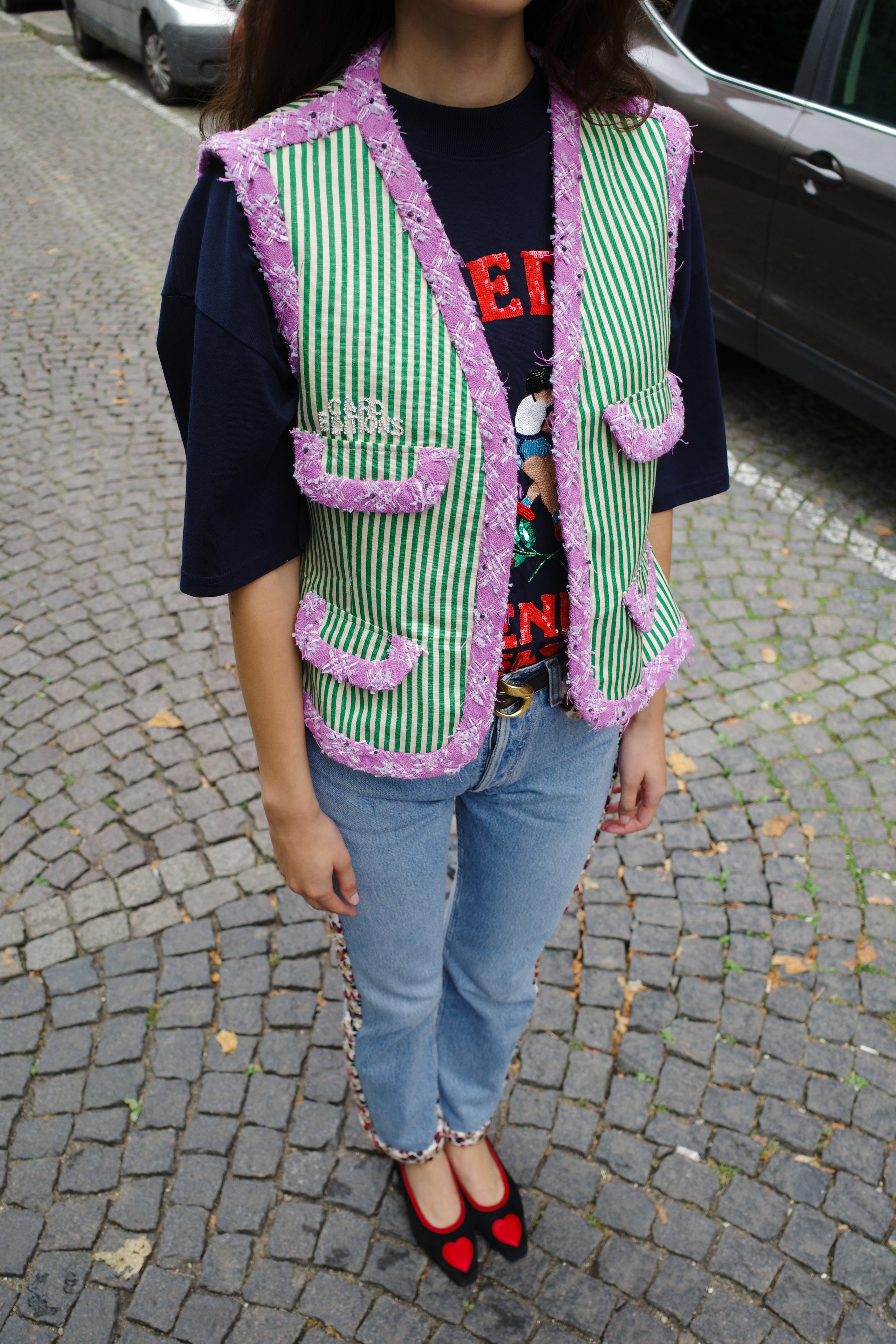 Tusnelda vest - One of a kind