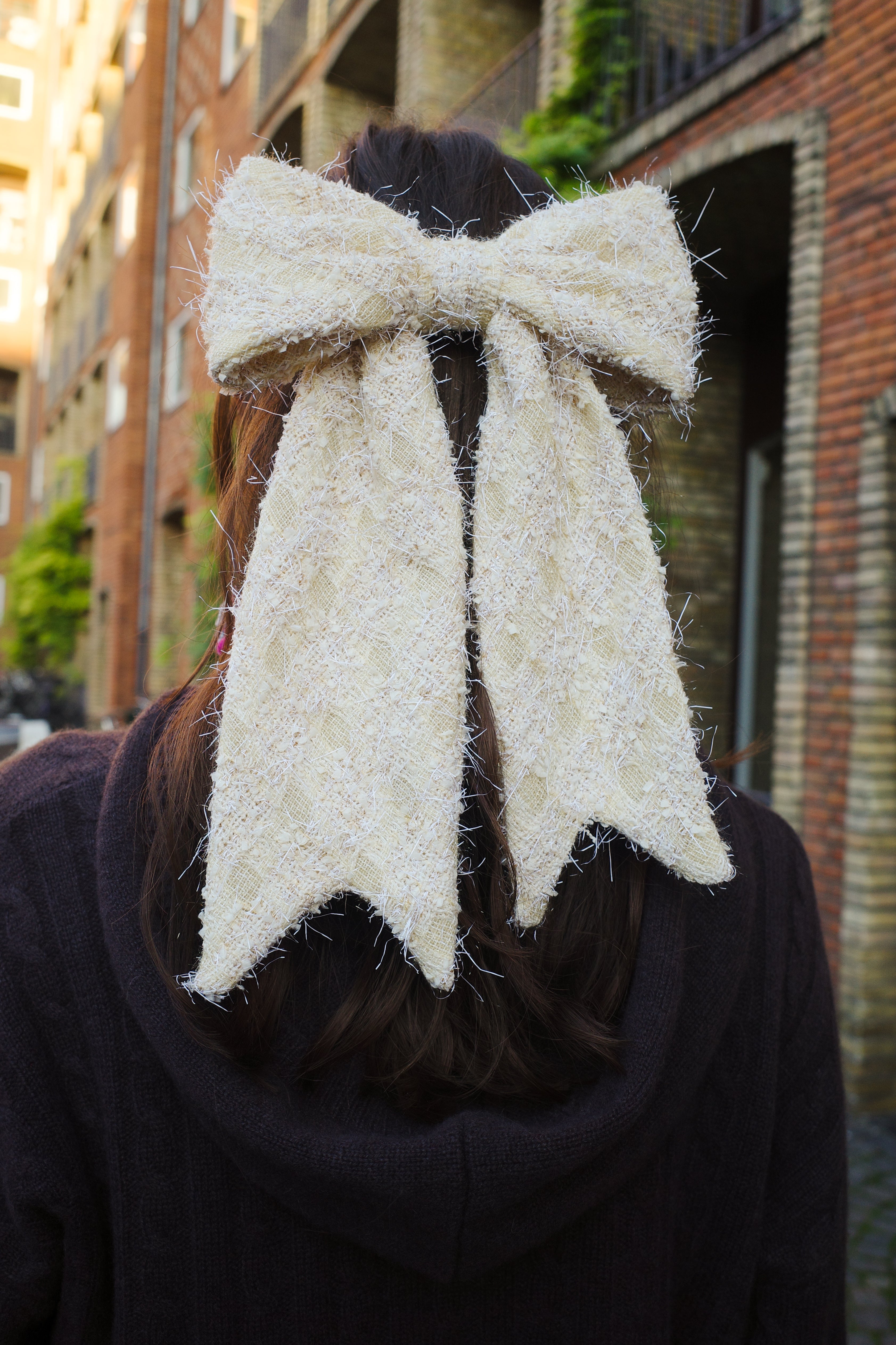 Caro Silk Bow Barrette