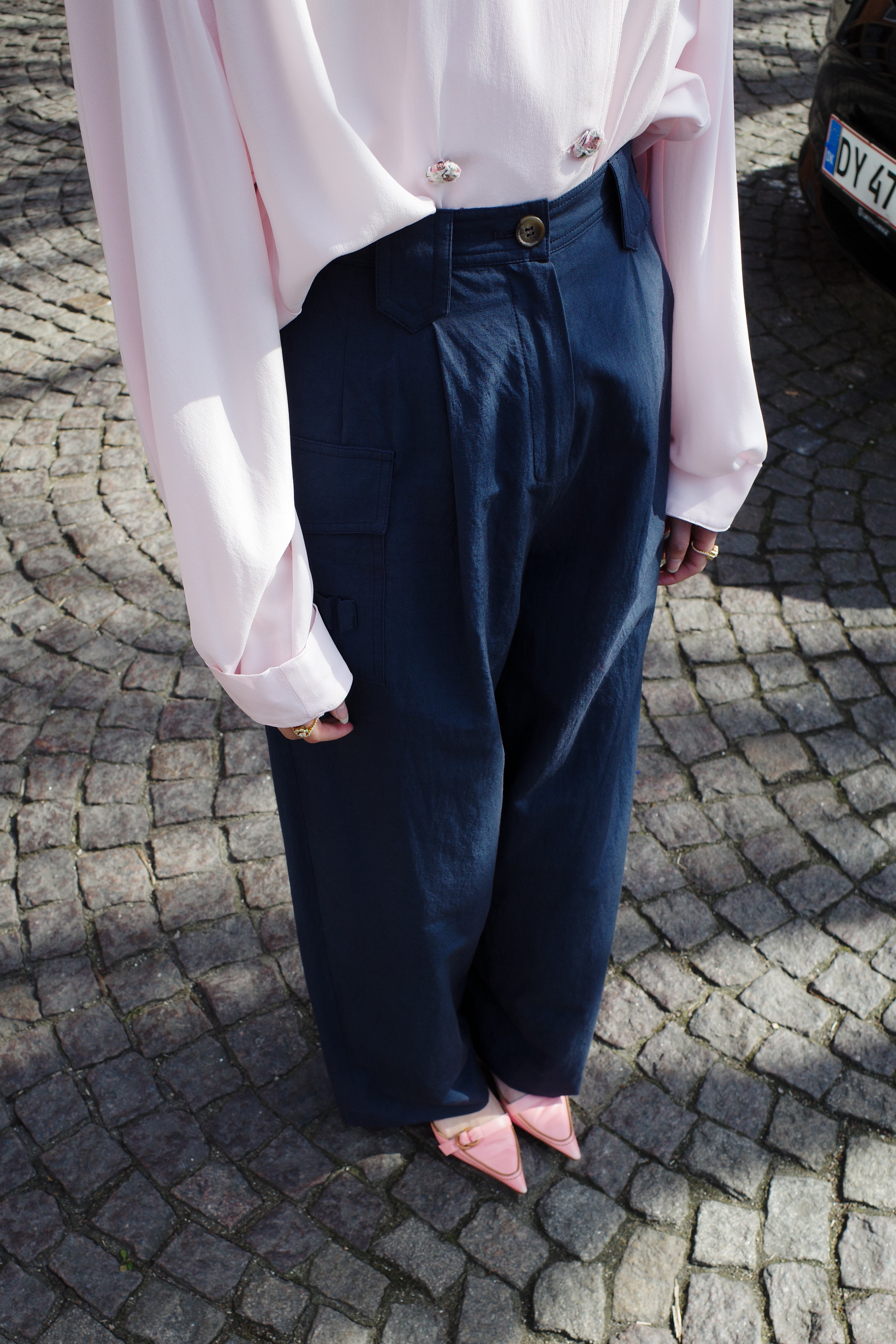Beatrice Pants - Navy