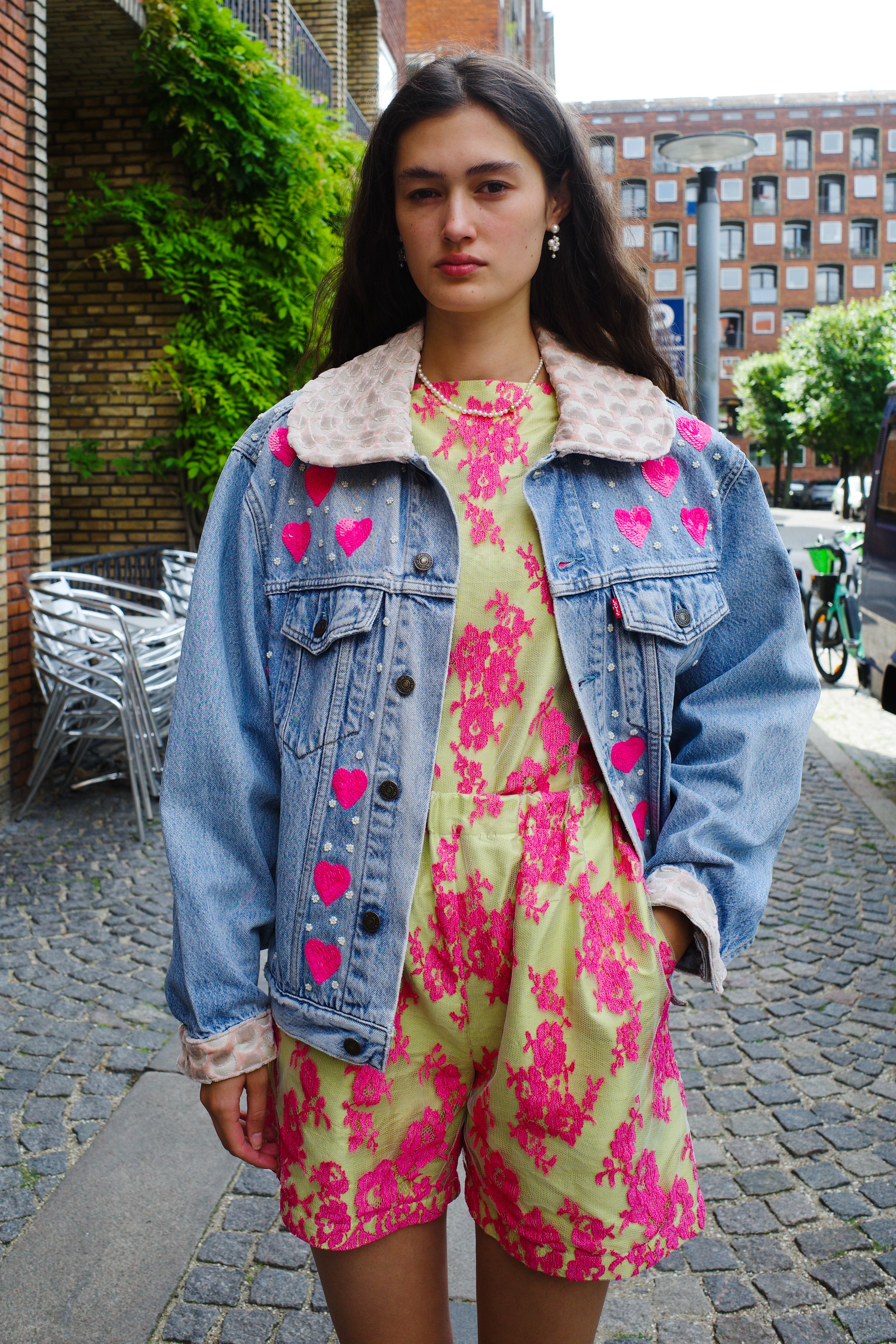 Upcycled Denim Jacket - One of a kind