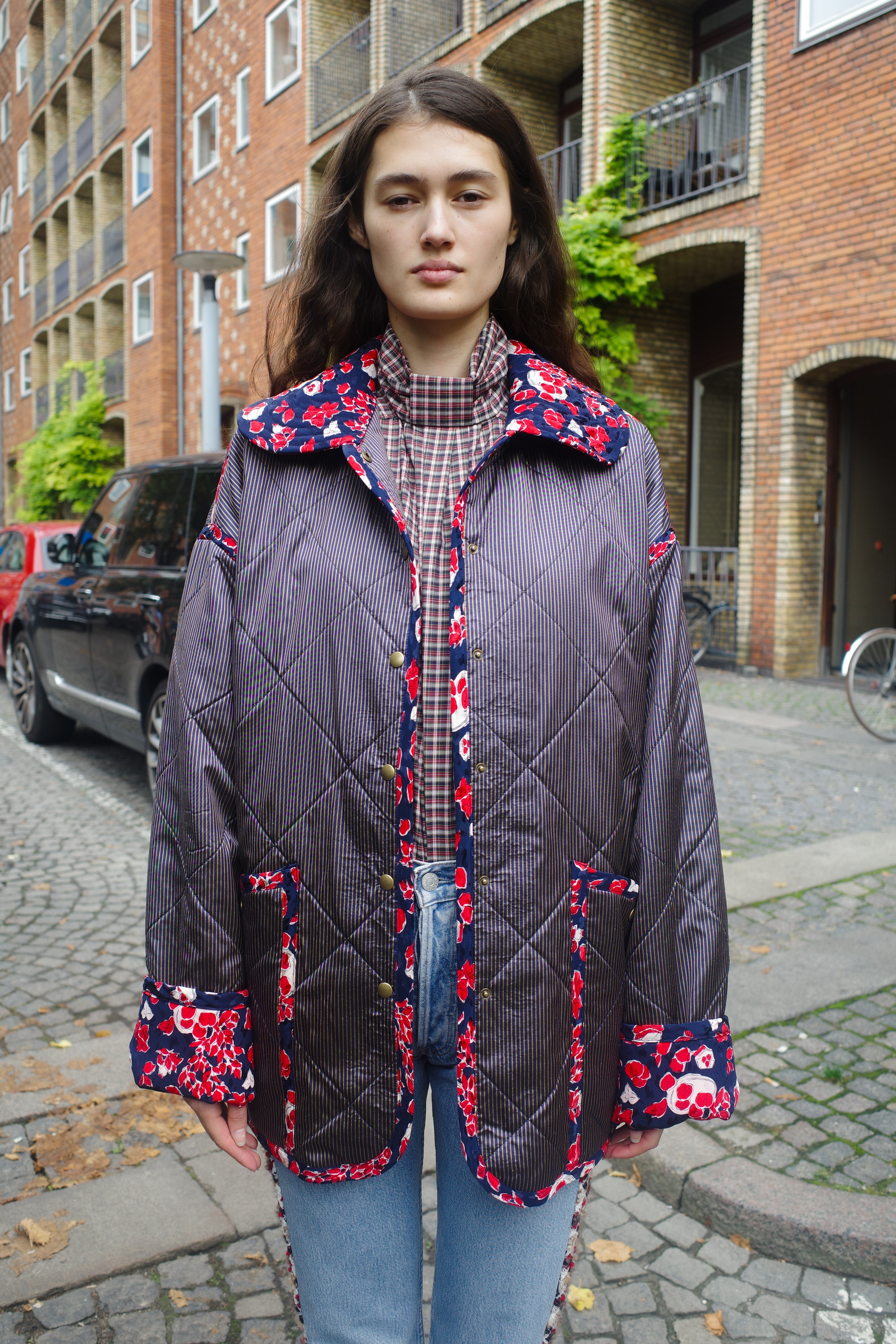 Alma quilted silk jacket