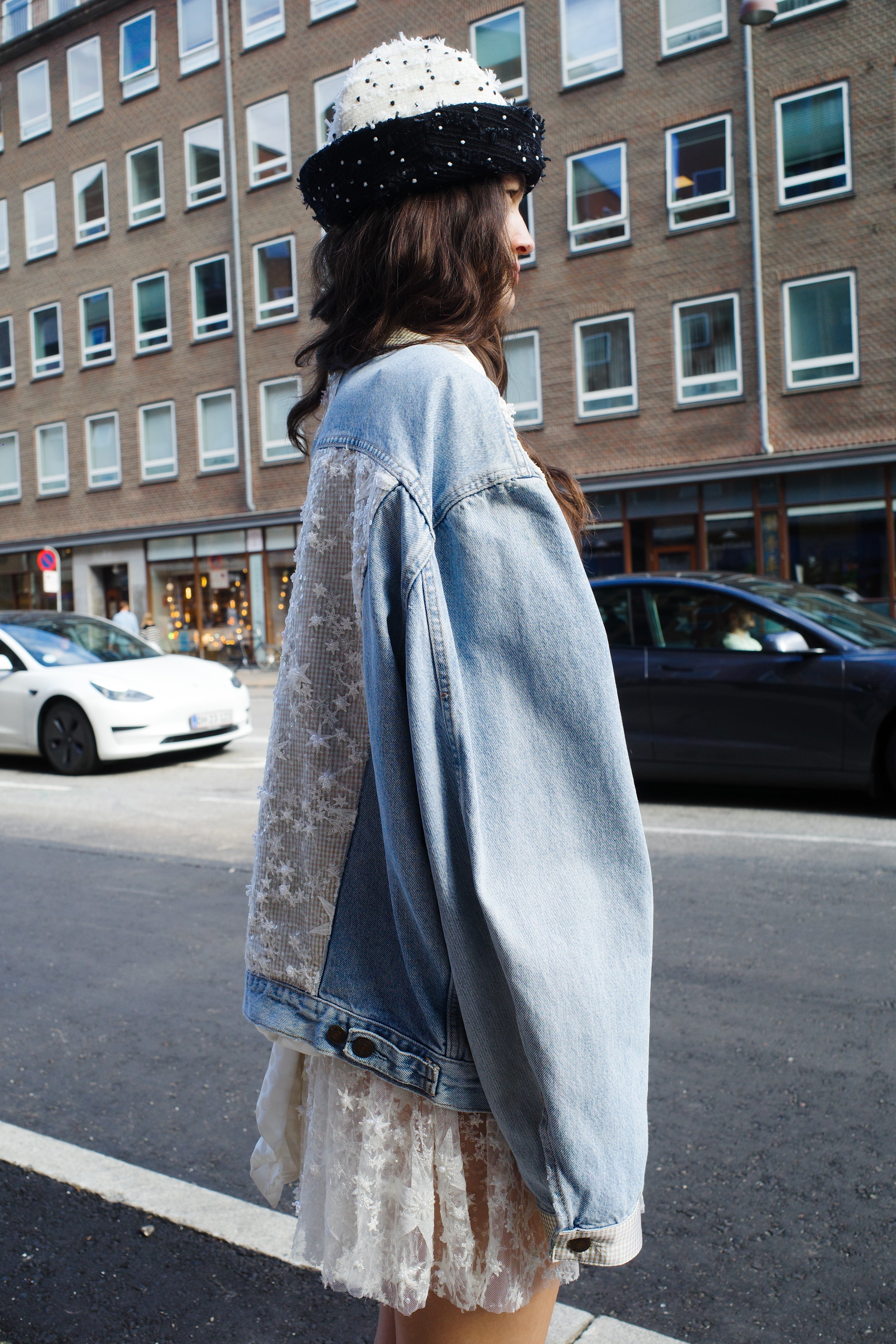 Upcycled Denim Jacket - One of a kind