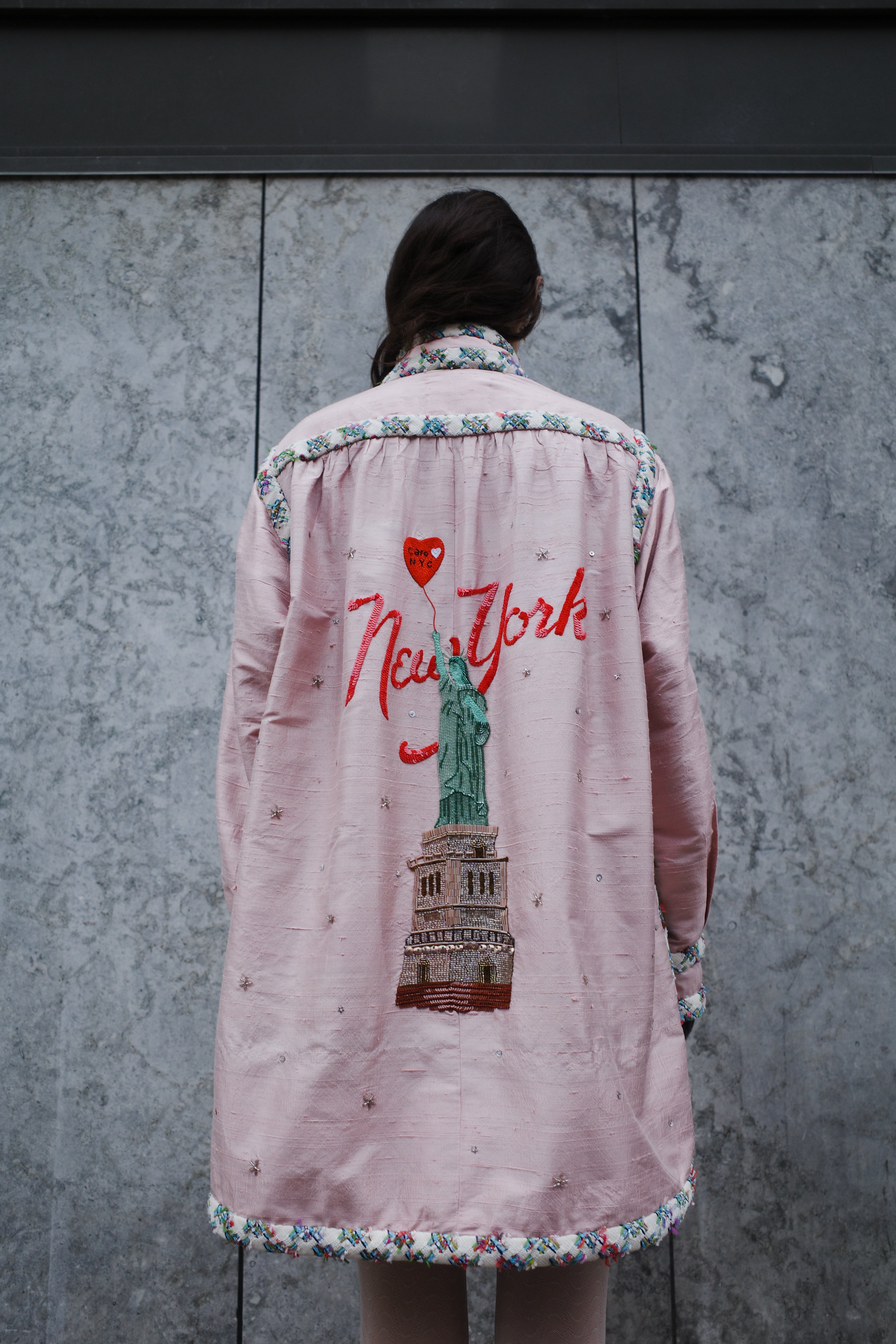 GAIA COAT SILK PINK / CHANEL