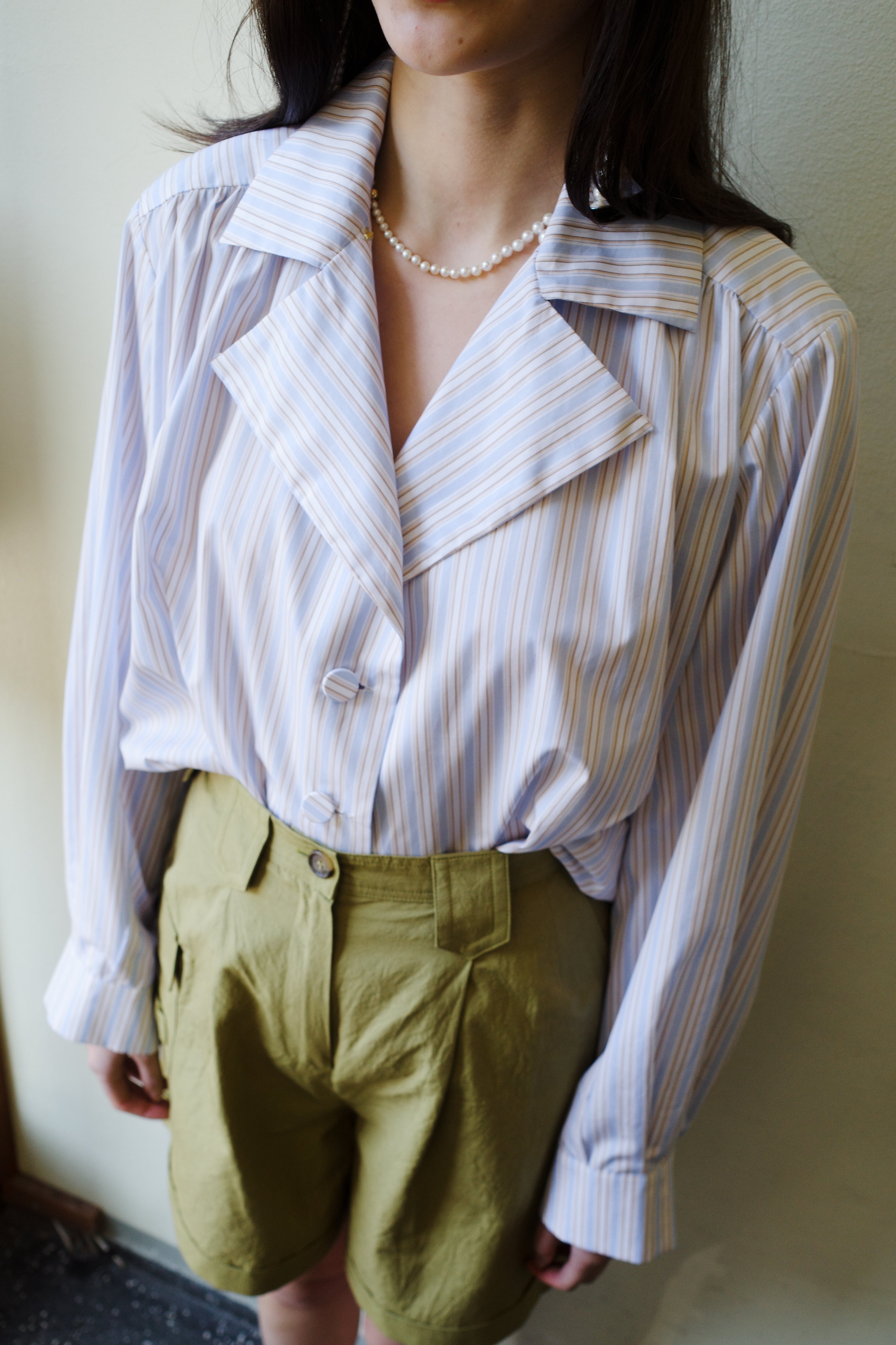 Bonsai Shirt - Blue stripe