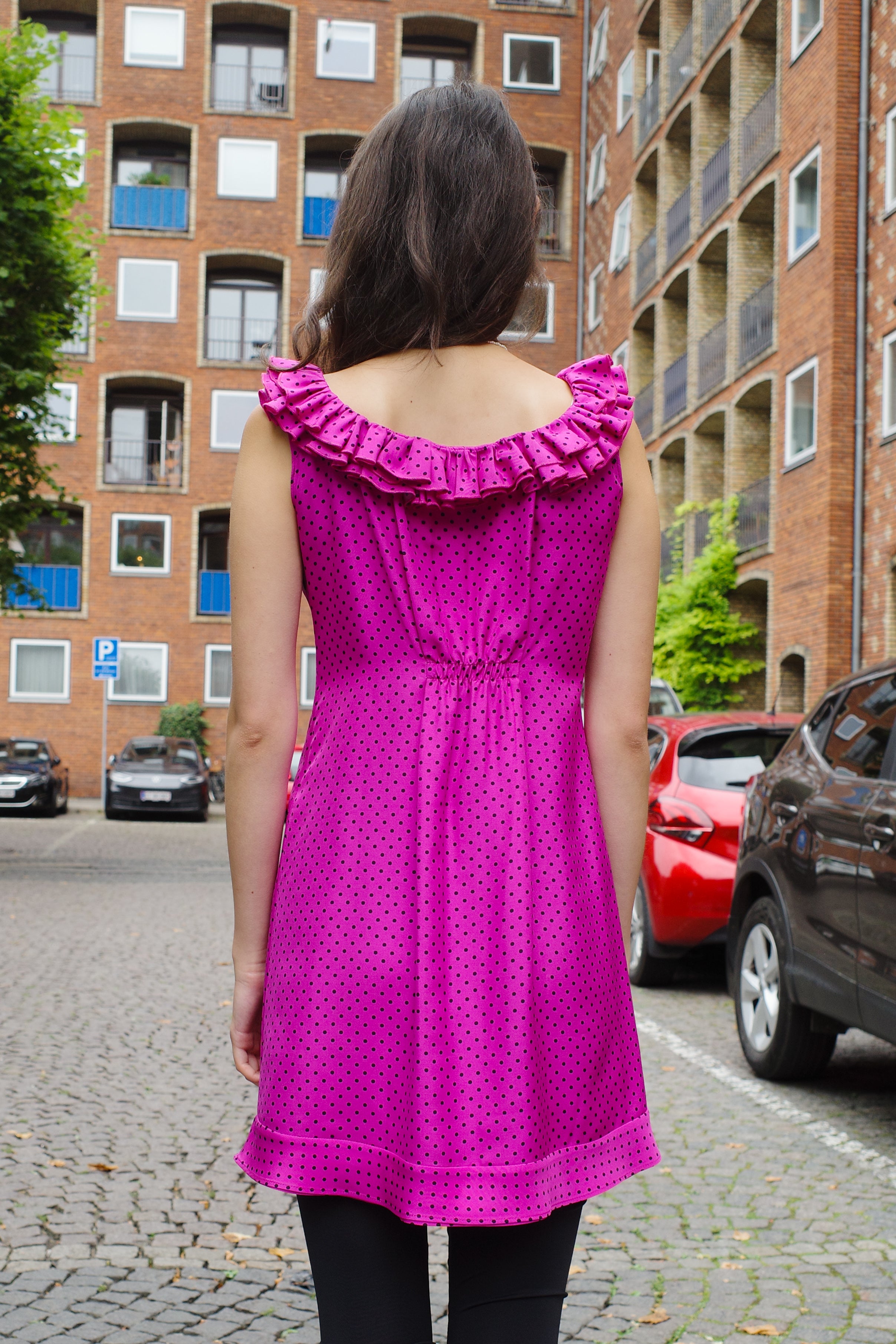Klara ruffle dress