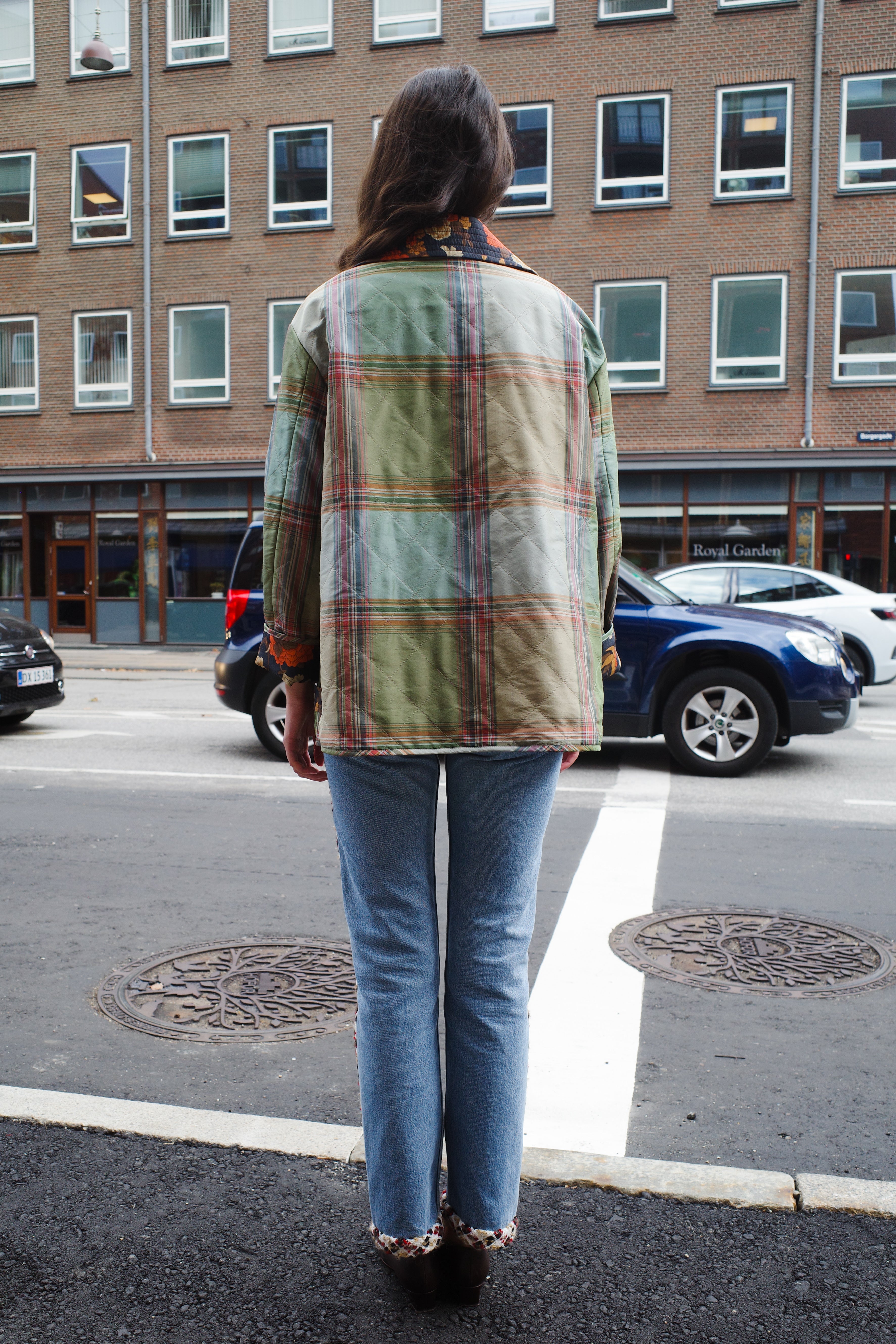 Alma quilted silk jacket