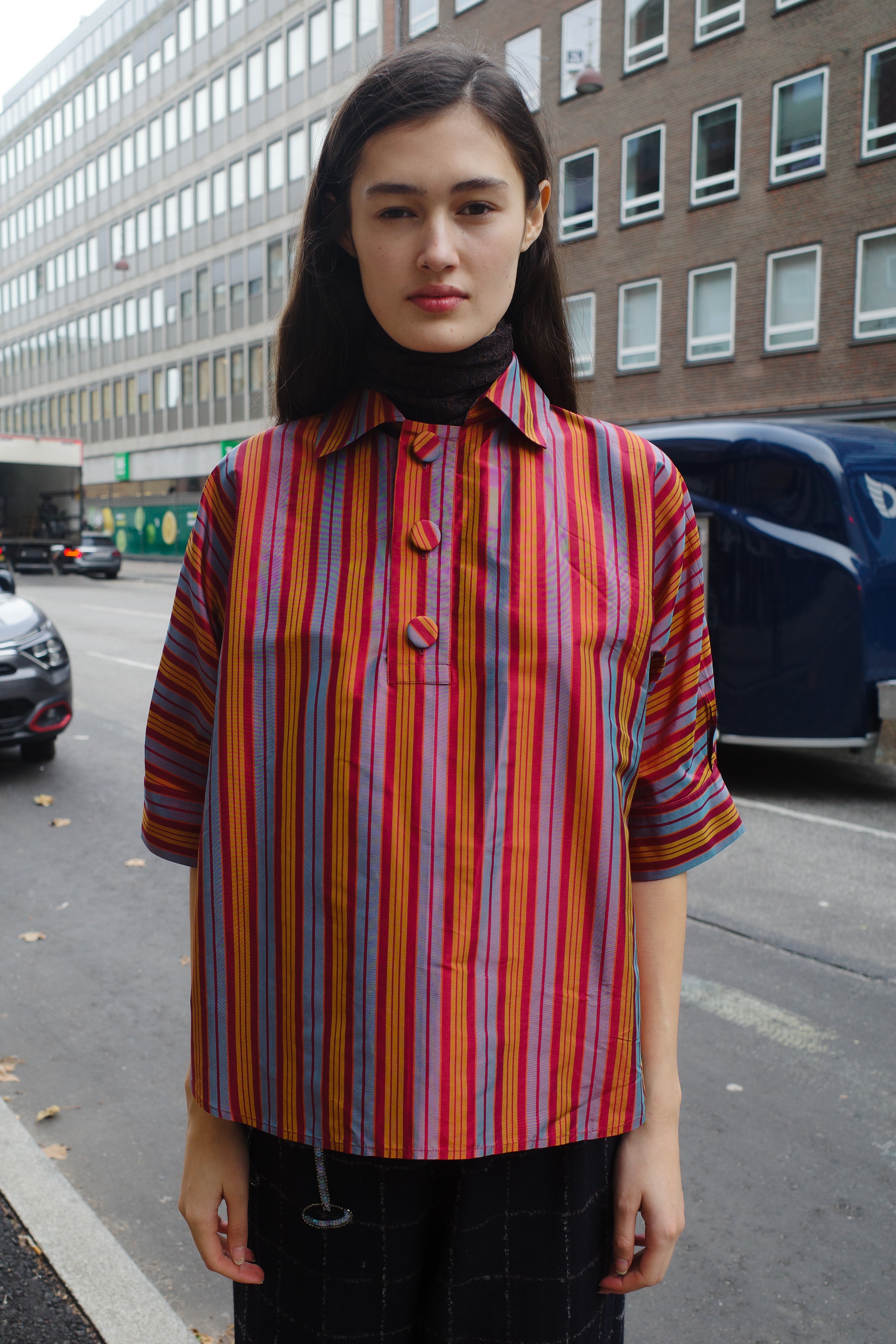 Lisbeth Blouse Striped silk