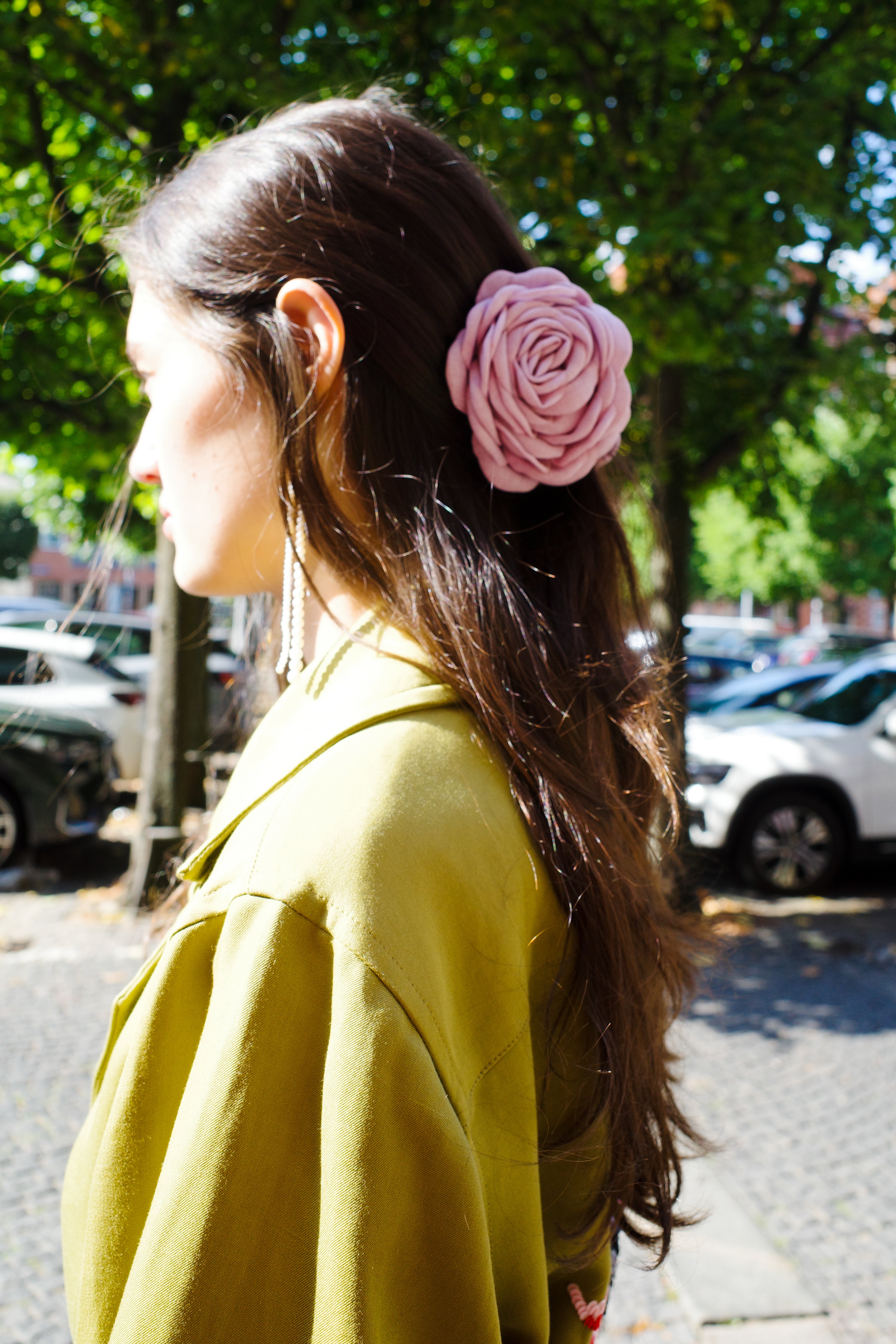 Rosie Hair Clip - Pale Pink