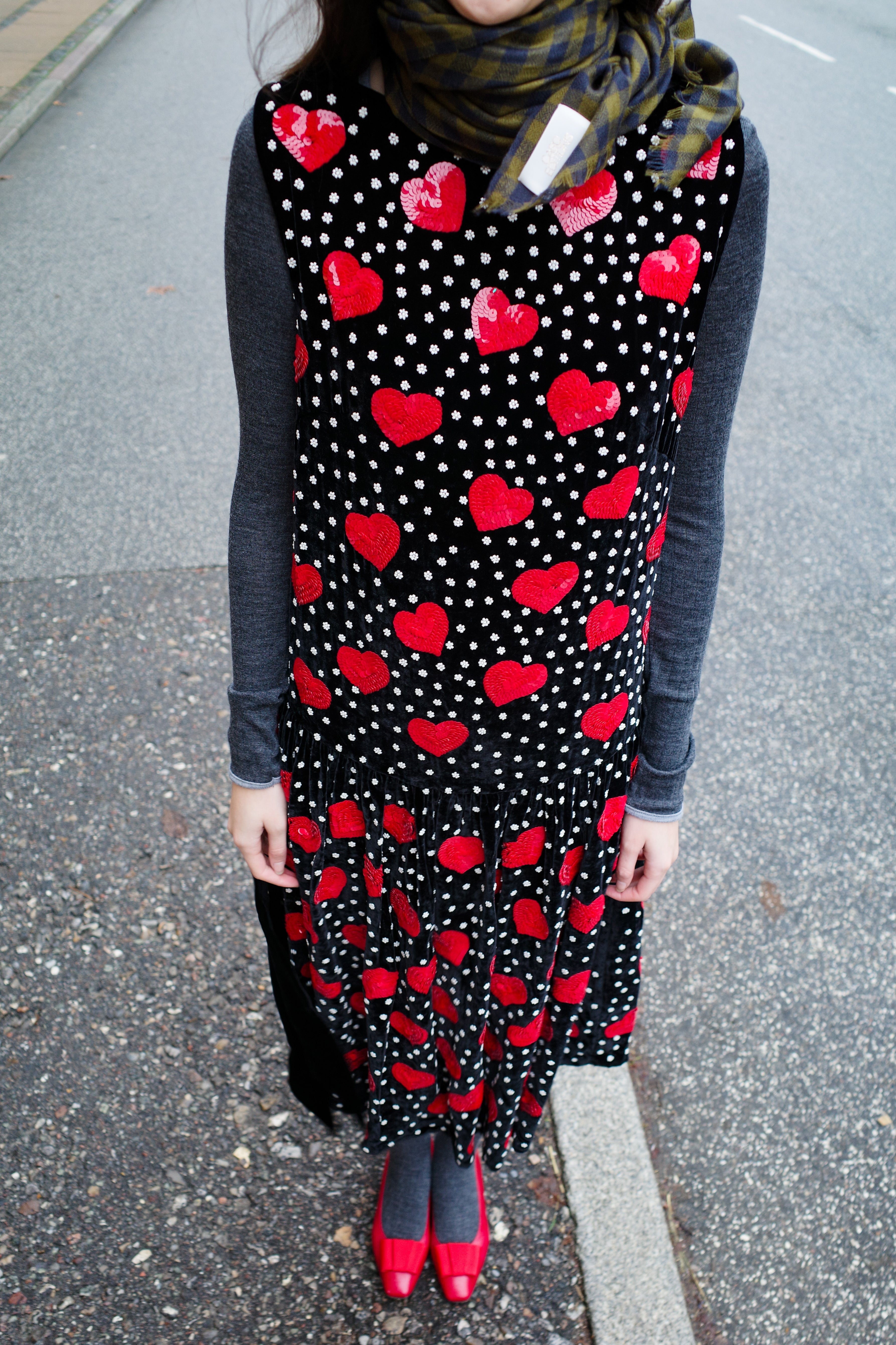 Sonya Dress - Black Silk Velvet