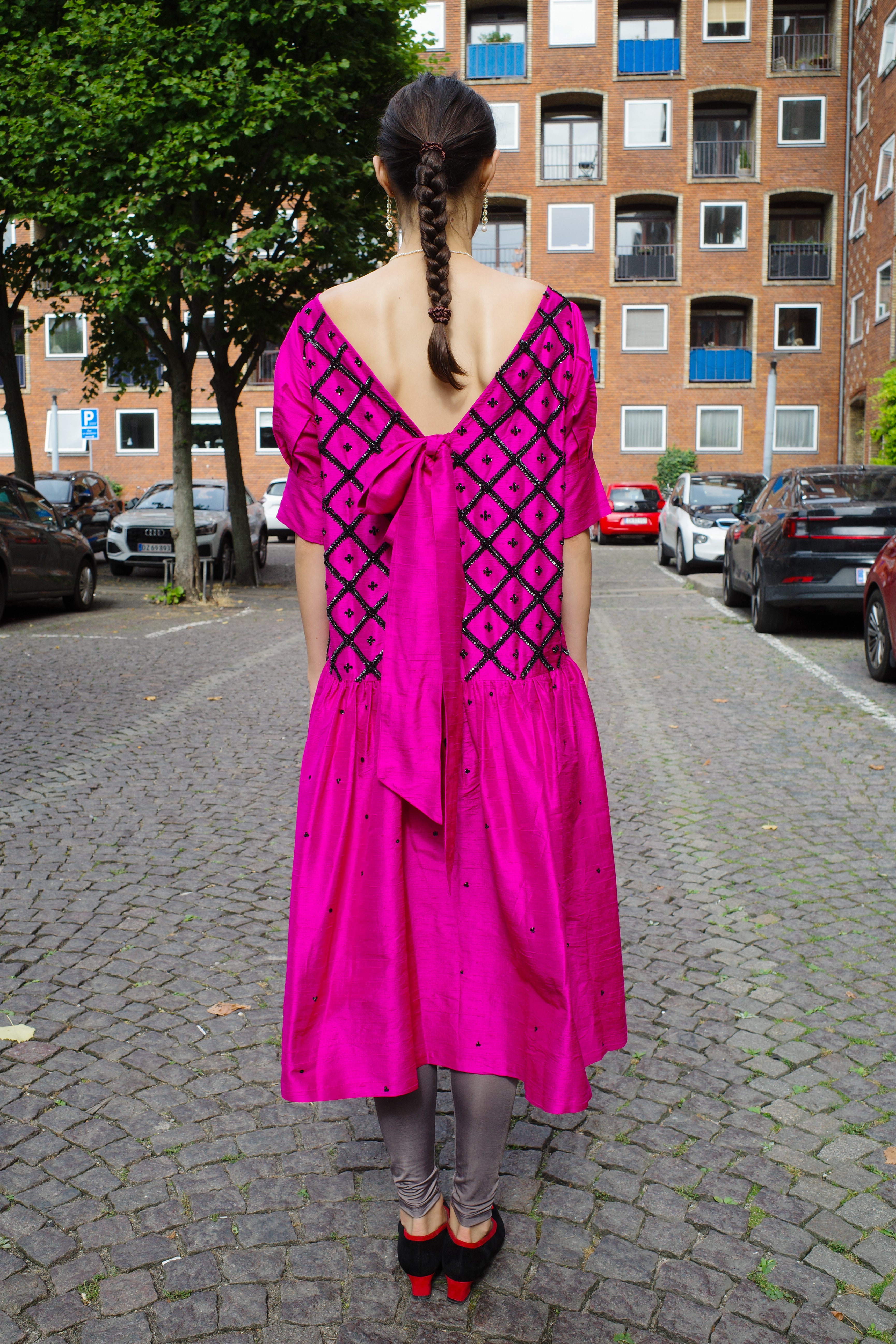 Carmen dress - Silk Taffeta