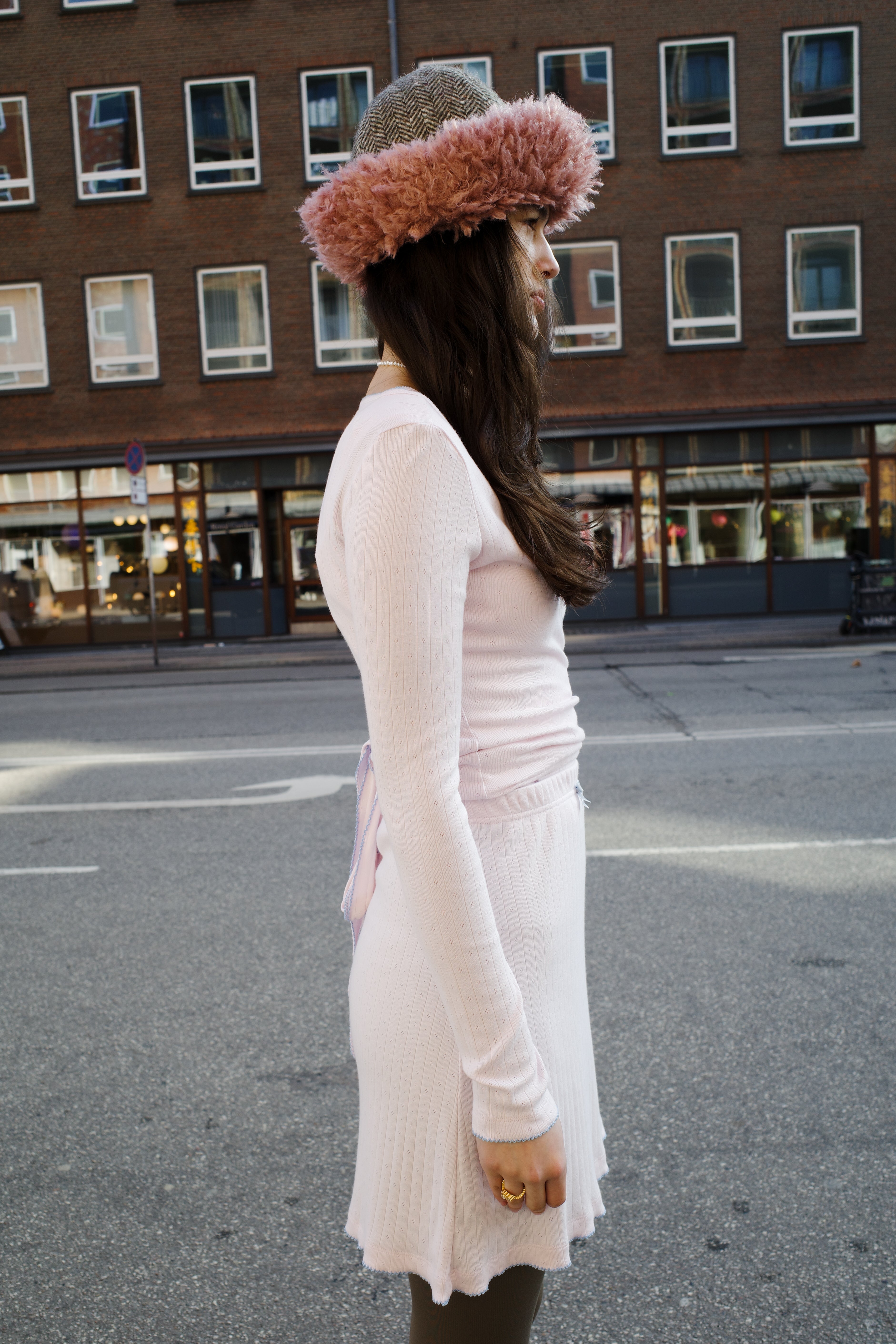 Caro Wrap Top - Pale Pink