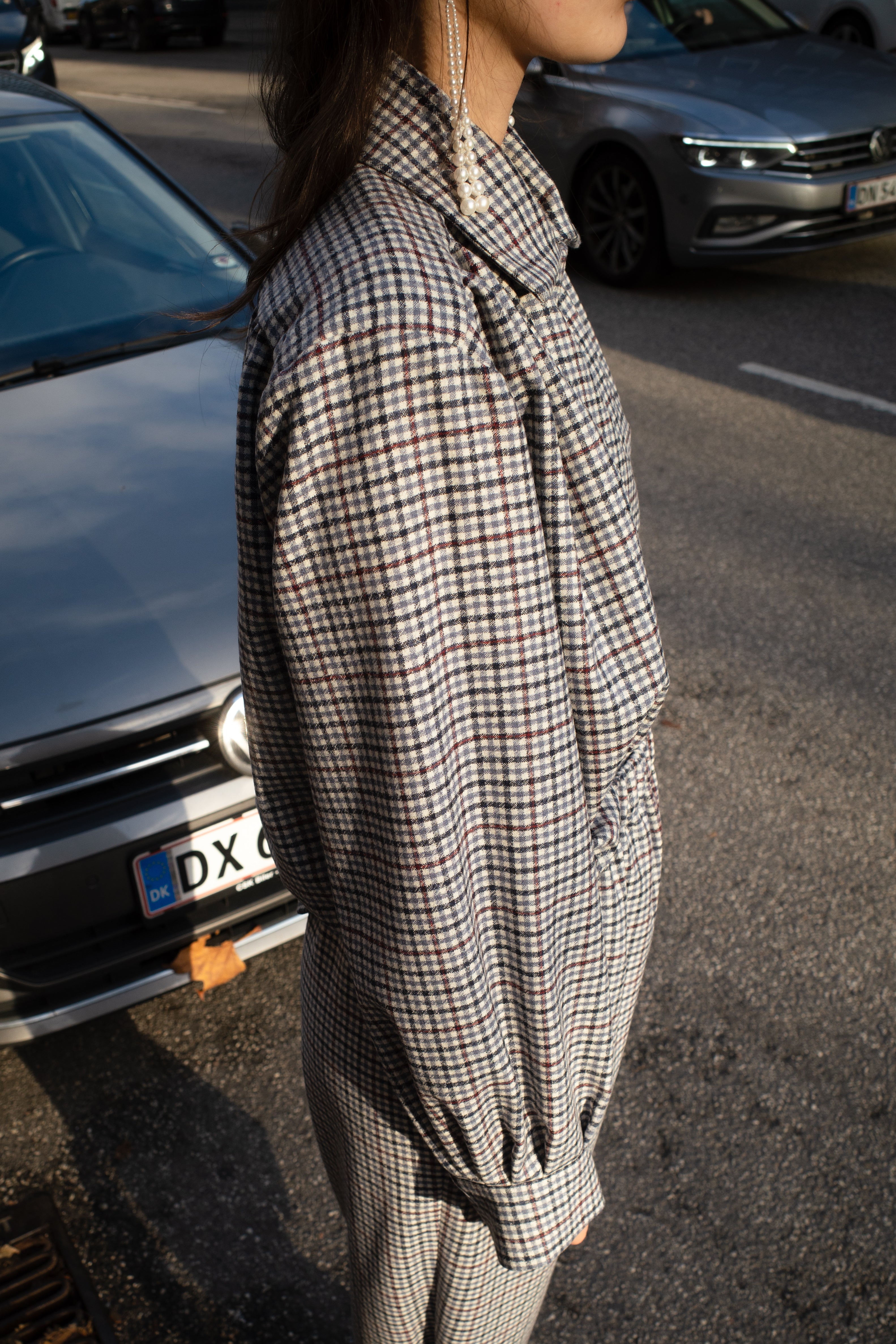 Bonsai Shirt - White Checkered