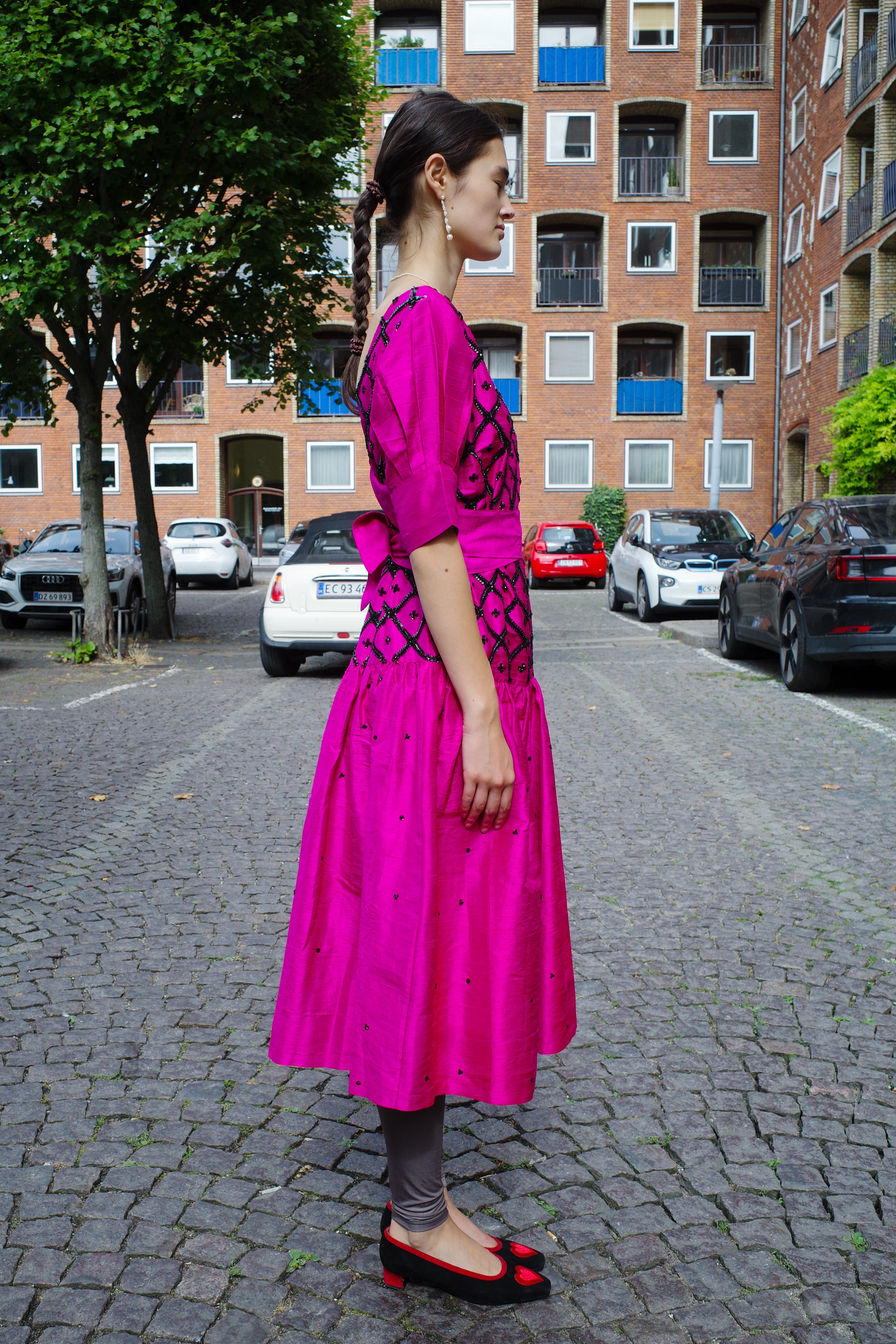 Carmen dress - Silk Taffeta